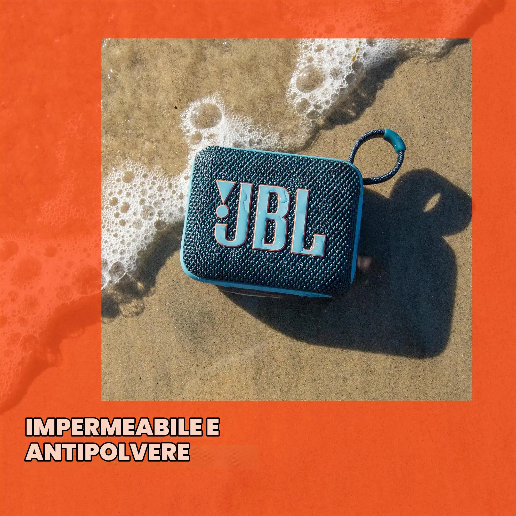 JBL Go 4, Speaker Bluetooth Portatile, Nero - immagine 6