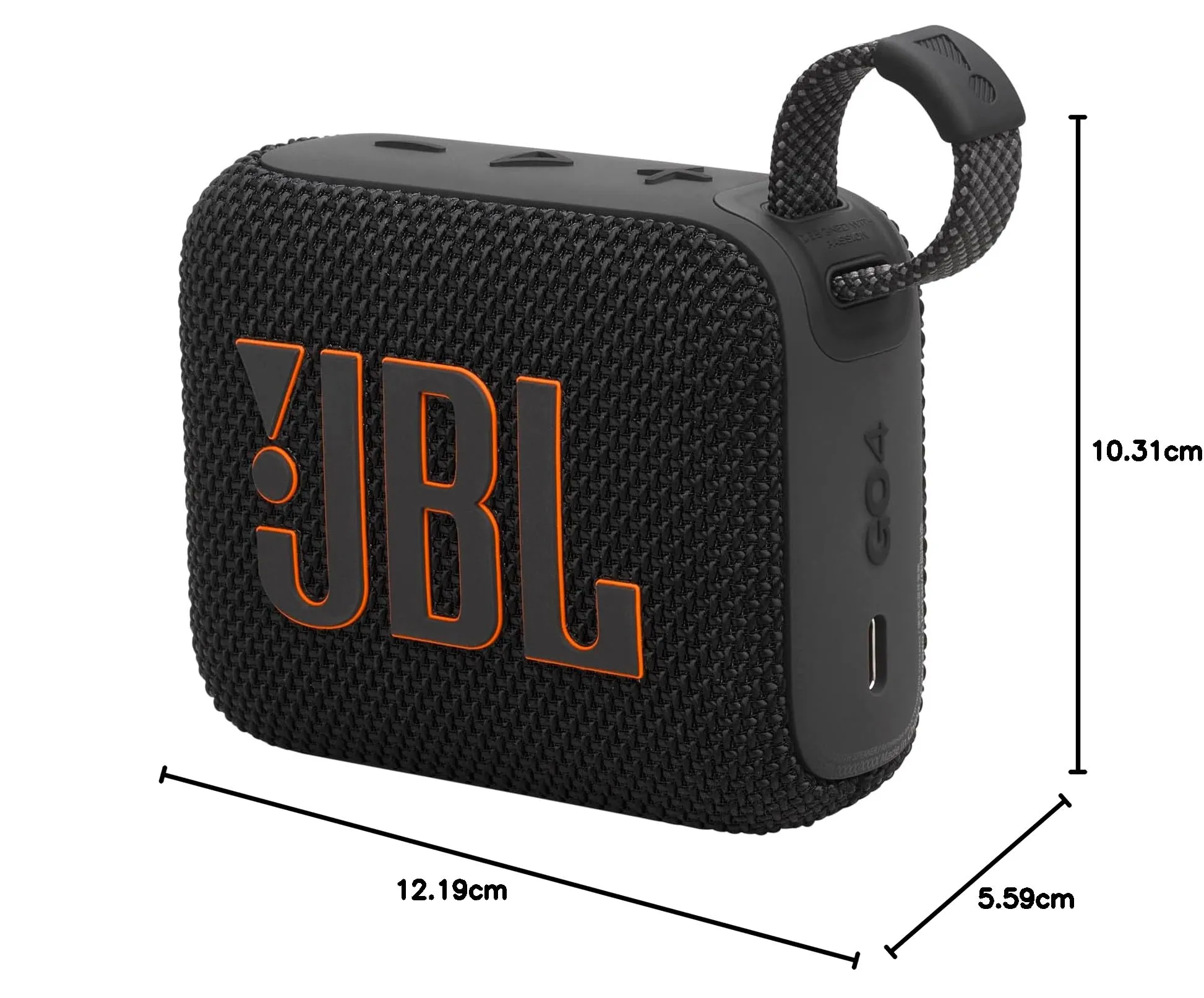 JBL Go 4, Speaker Bluetooth Portatile, Nero - immagine 10