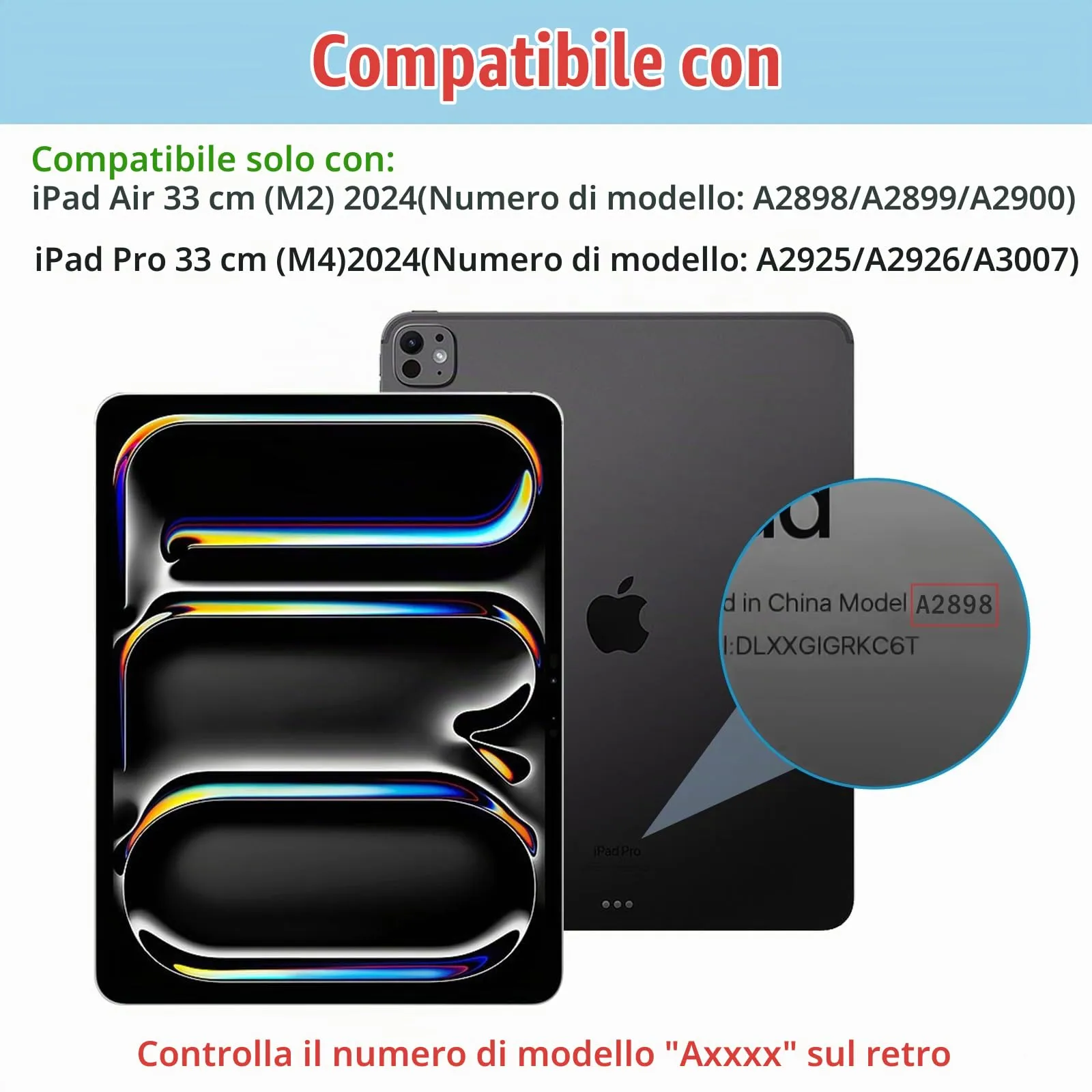 ProCase Pellicola iPad Pro 13 Pollici M5 2025/M4 2024, Vetro Temperato per iPad Pro 13", Durezza 9H, Ultra Trasparente -2 Pezzi - immagine 2