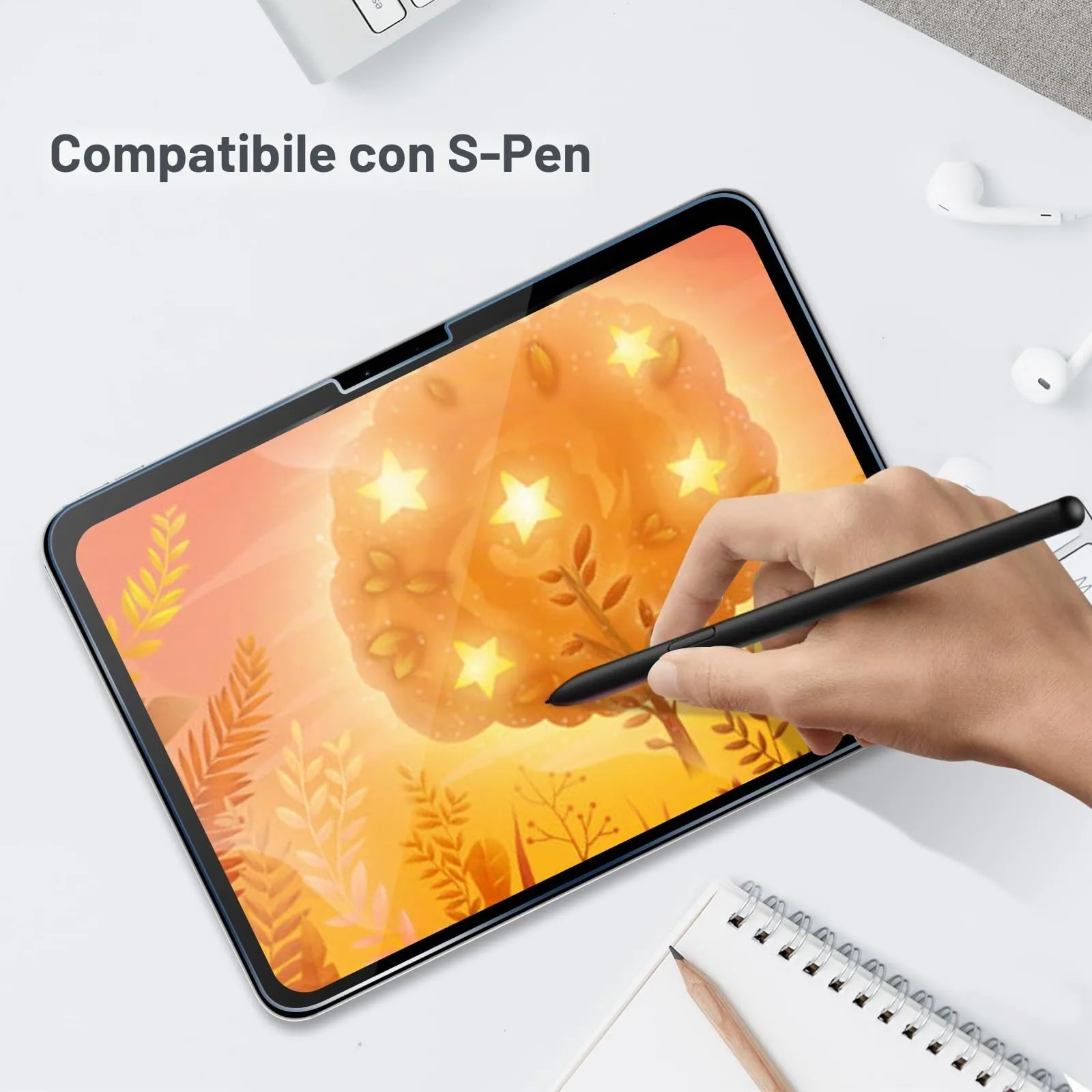 ProCase Vetro Temperato per iPad Pro 11" M5 2025/M4 2024 [A2836 A2837 A3006], 2 Pezzi - immagine 7