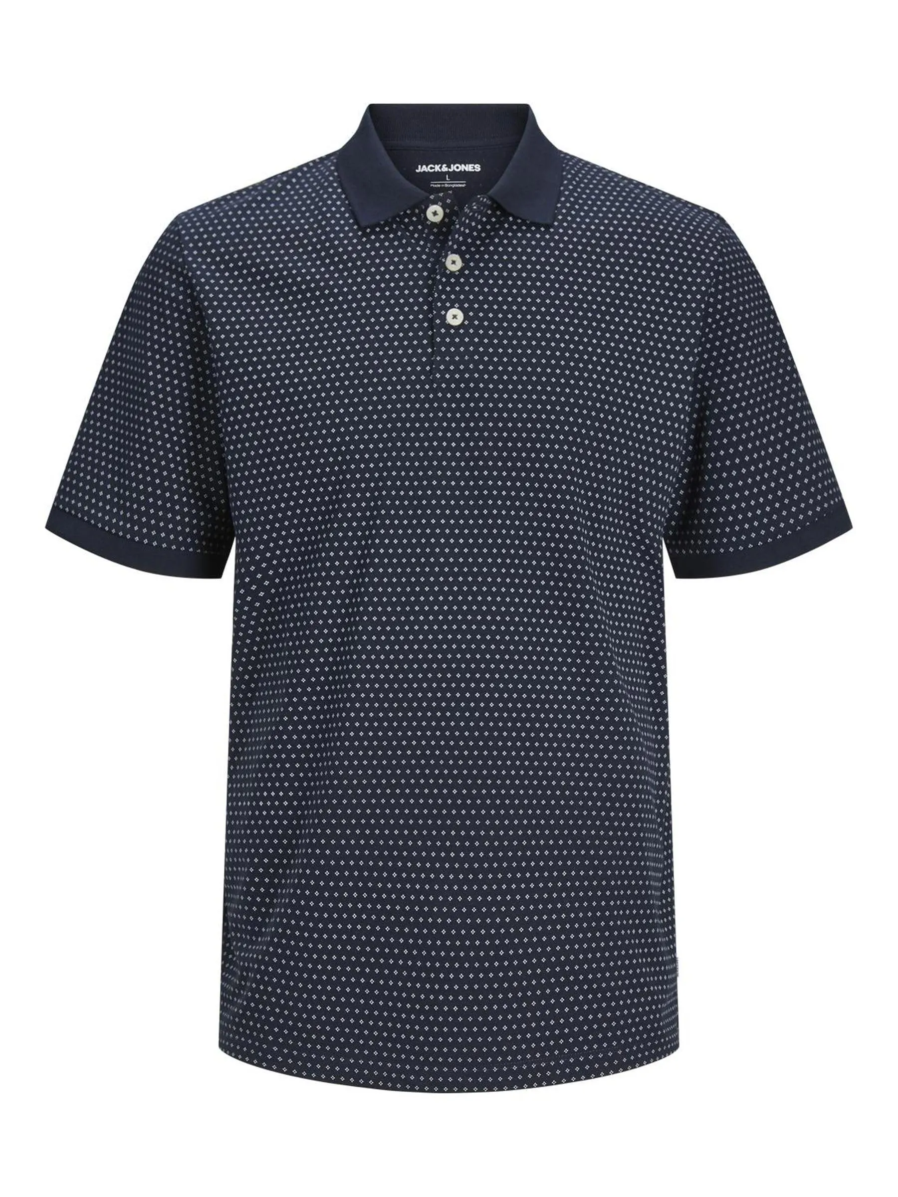 JACK & JONES Luis AOP Polo a maniche corte, taglia M - immagine 1