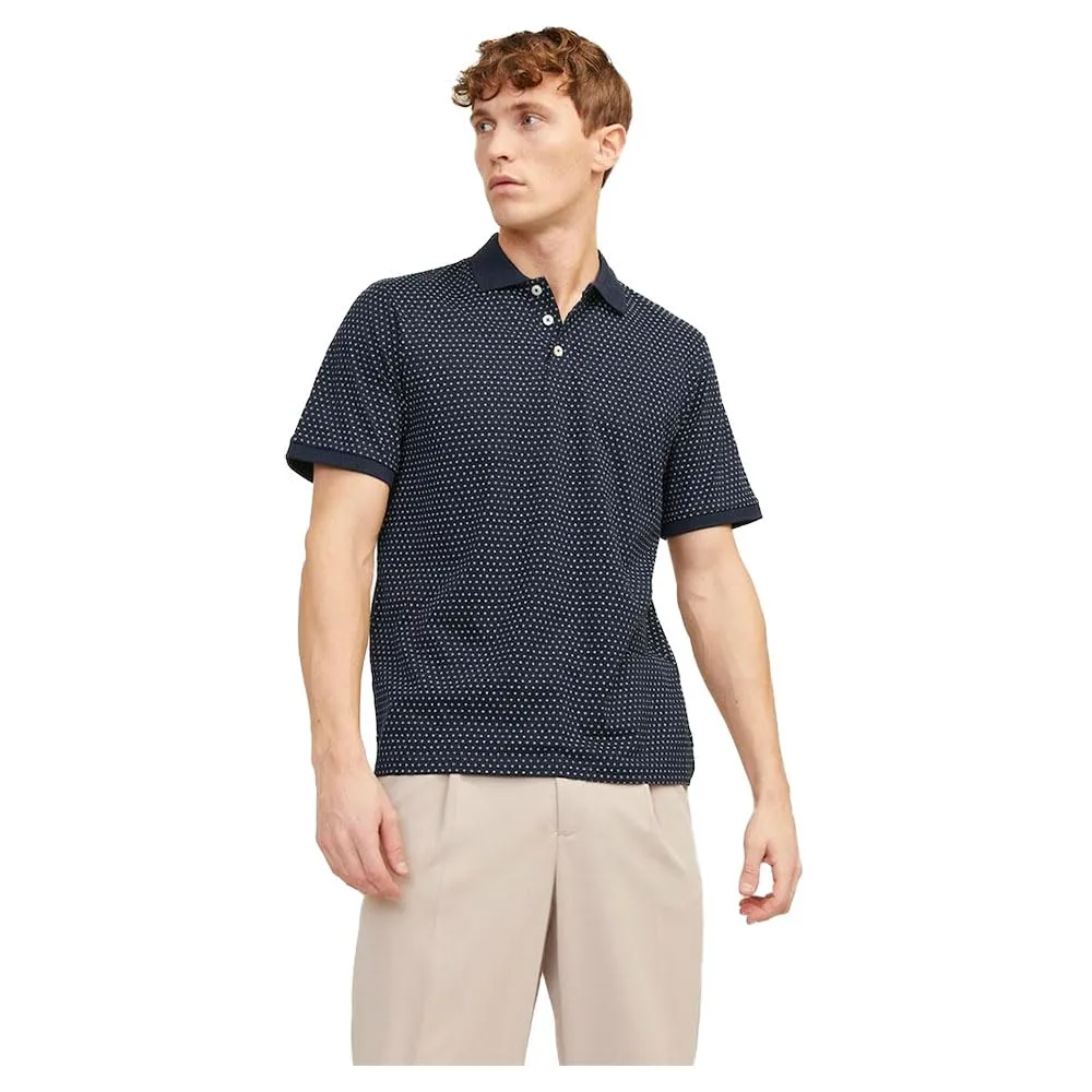JACK & JONES Luis AOP Polo a maniche corte, taglia M - immagine 3