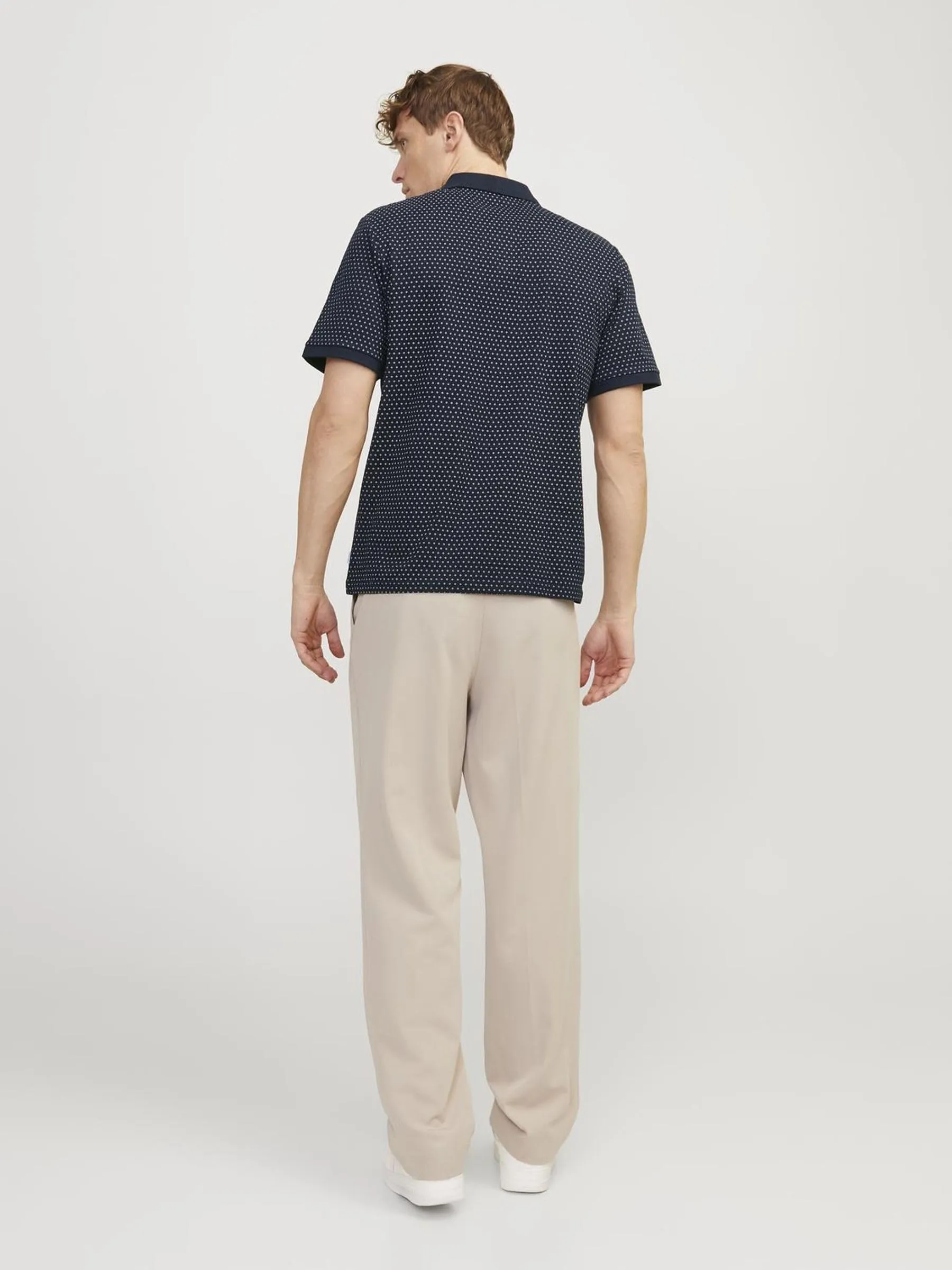 JACK & JONES Luis AOP Polo a maniche corte, taglia M - immagine 4