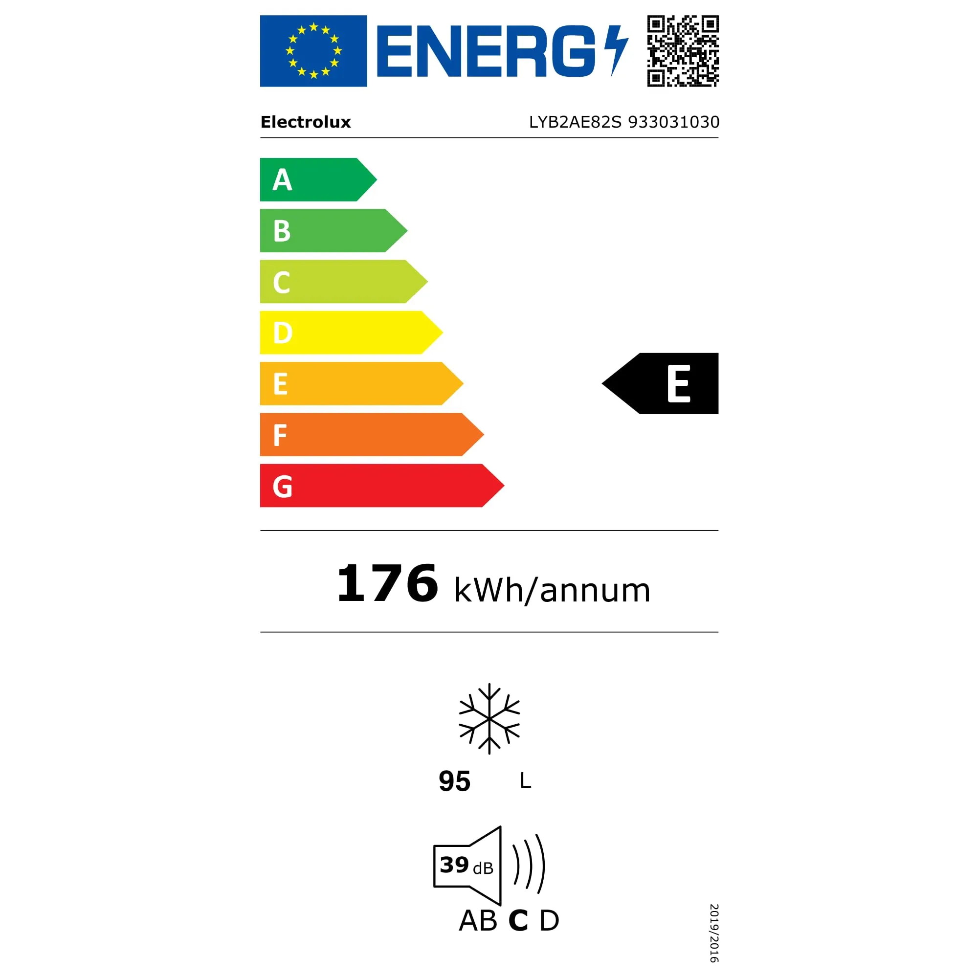 Electrolux Congelatore verticale da incasso 95 L LYB2AE82S Classe E - immagine 5
