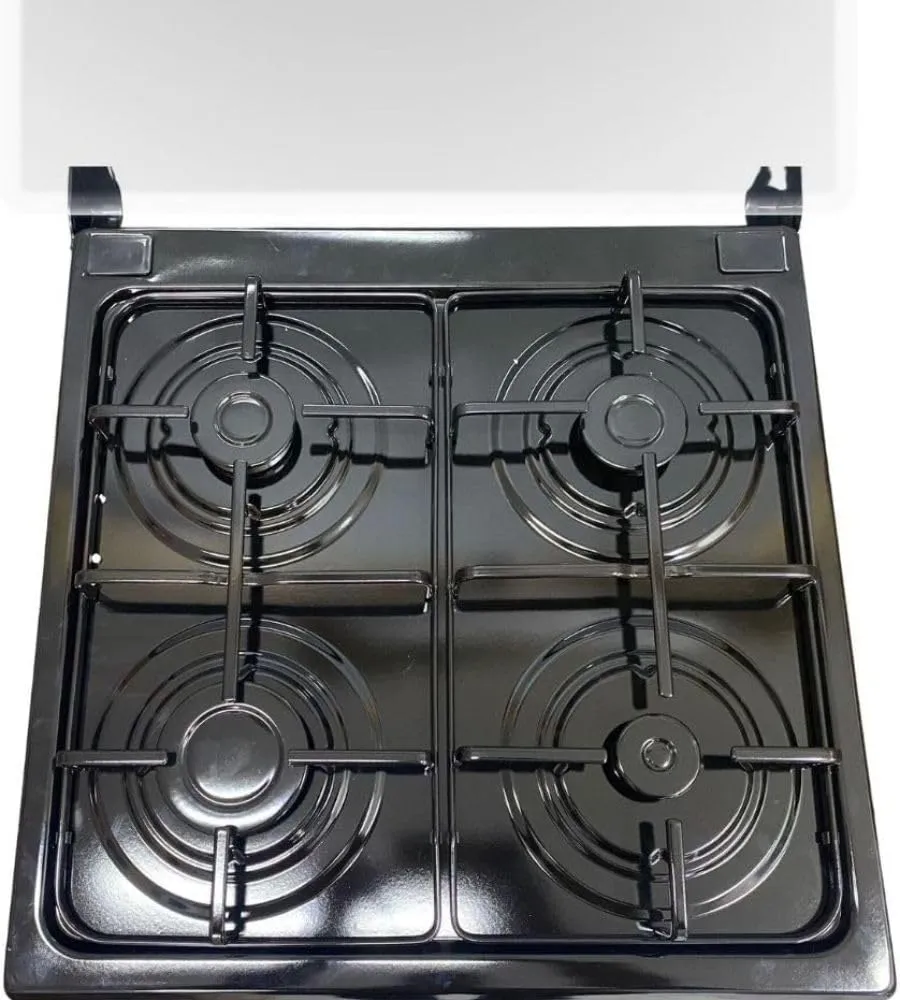Staylux Cucina a Gas con Forno e Piano Cottura 4 Fuochi 60 x 60 cm Grigio LF66GE-40F - immagine 7