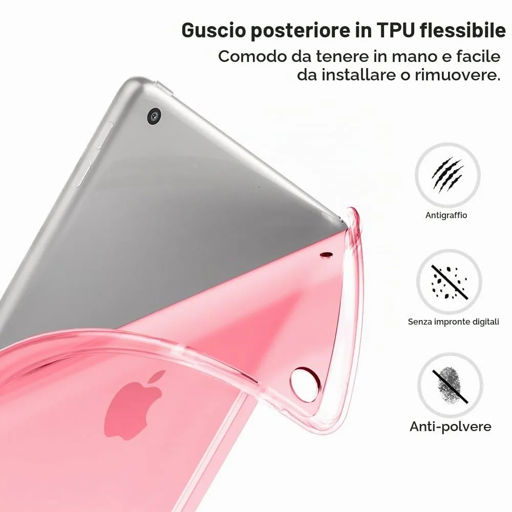 MoKo Cover per iPad 9a/8a/7a Gen 10,2" 2021/2020/2019, Conchiglia - immagine 6