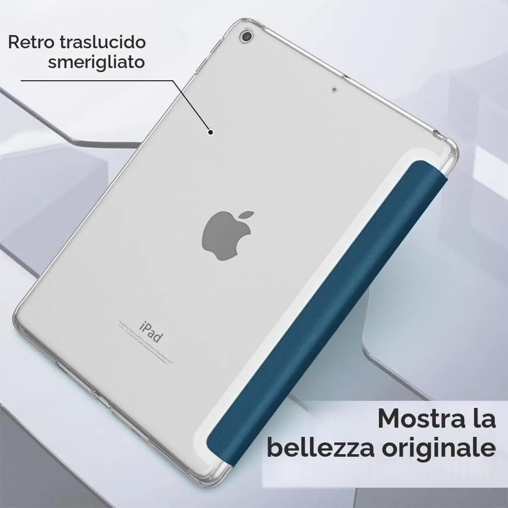MoKo Cover per iPad 9a/8a/7a Gen 10,2" 2021/2020/2019, Blu Cobalto - immagine 9