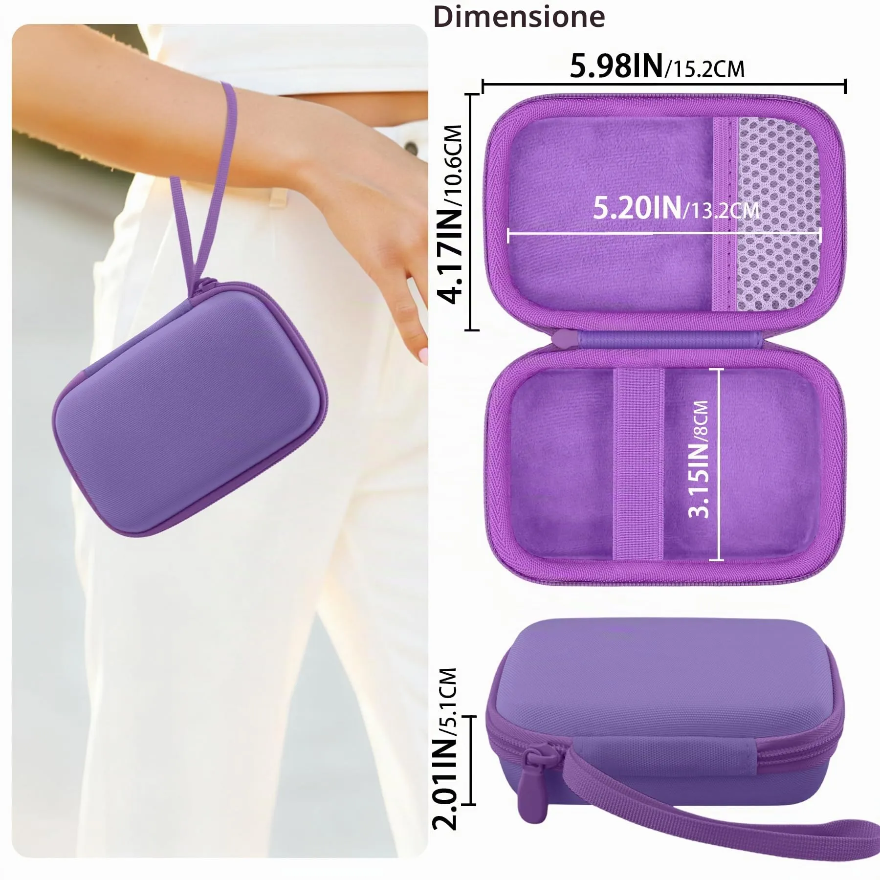 co2CREA Custodia Compatibile con JBL Go5/ 4/3 Altoparlante Bluetooth - immagine 6