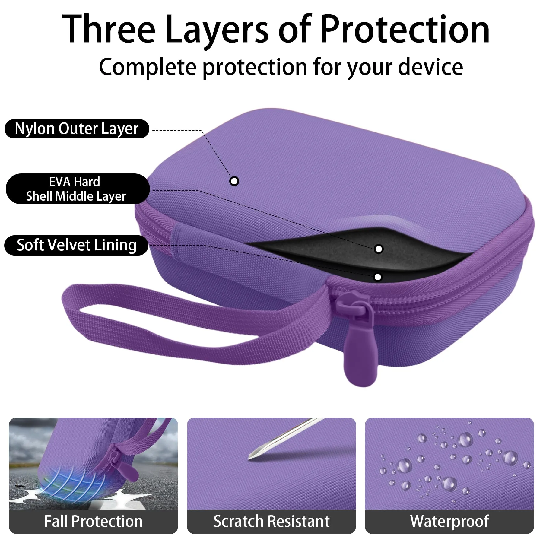 co2CREA Custodia Compatibile con JBL Go5/ 4/3 Altoparlante Bluetooth - immagine 7