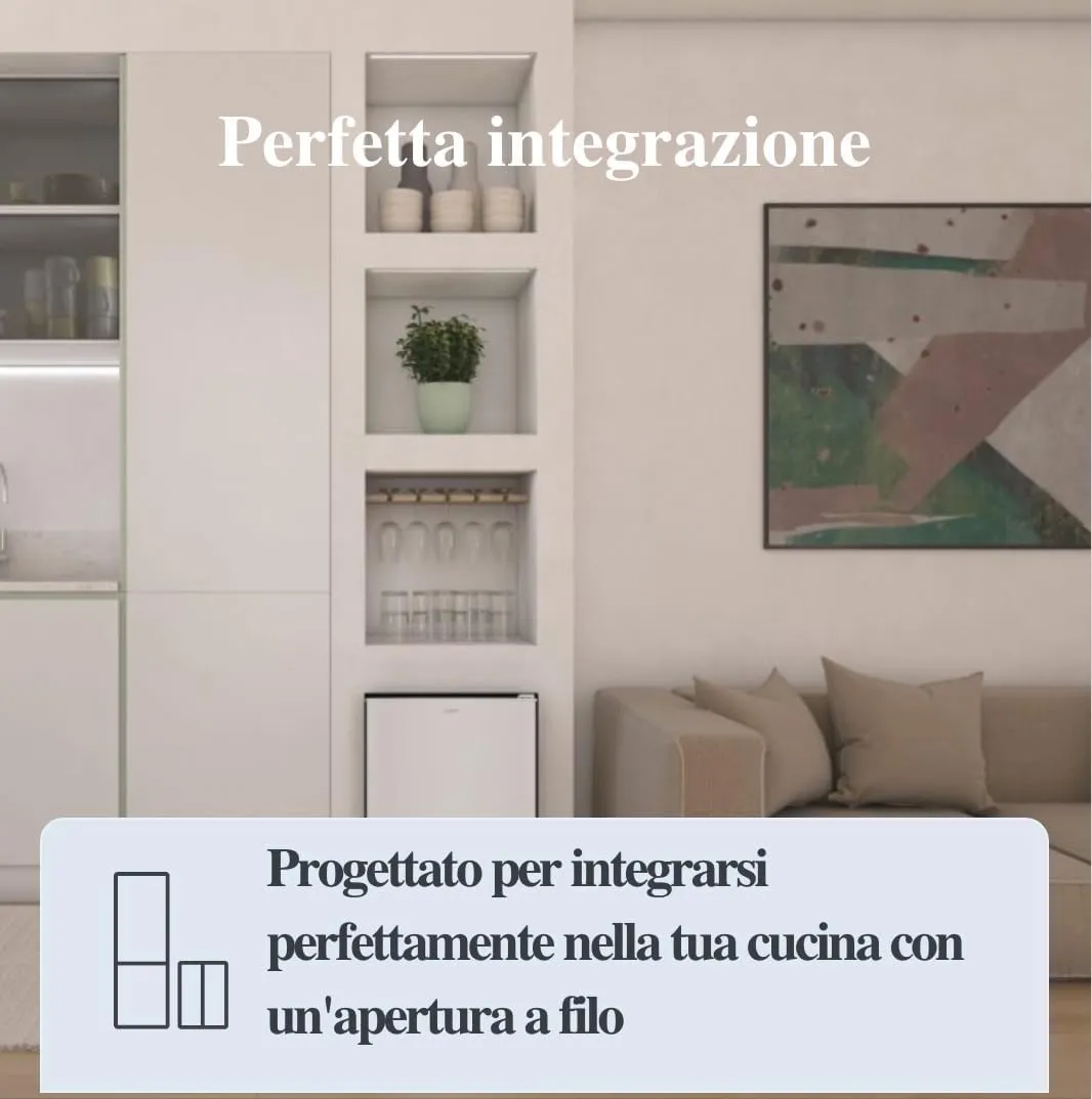 CANDY Mini Bar Mini Bar Frigorifero Compatto 42 Litri, Statico, Classe E - immagine 3