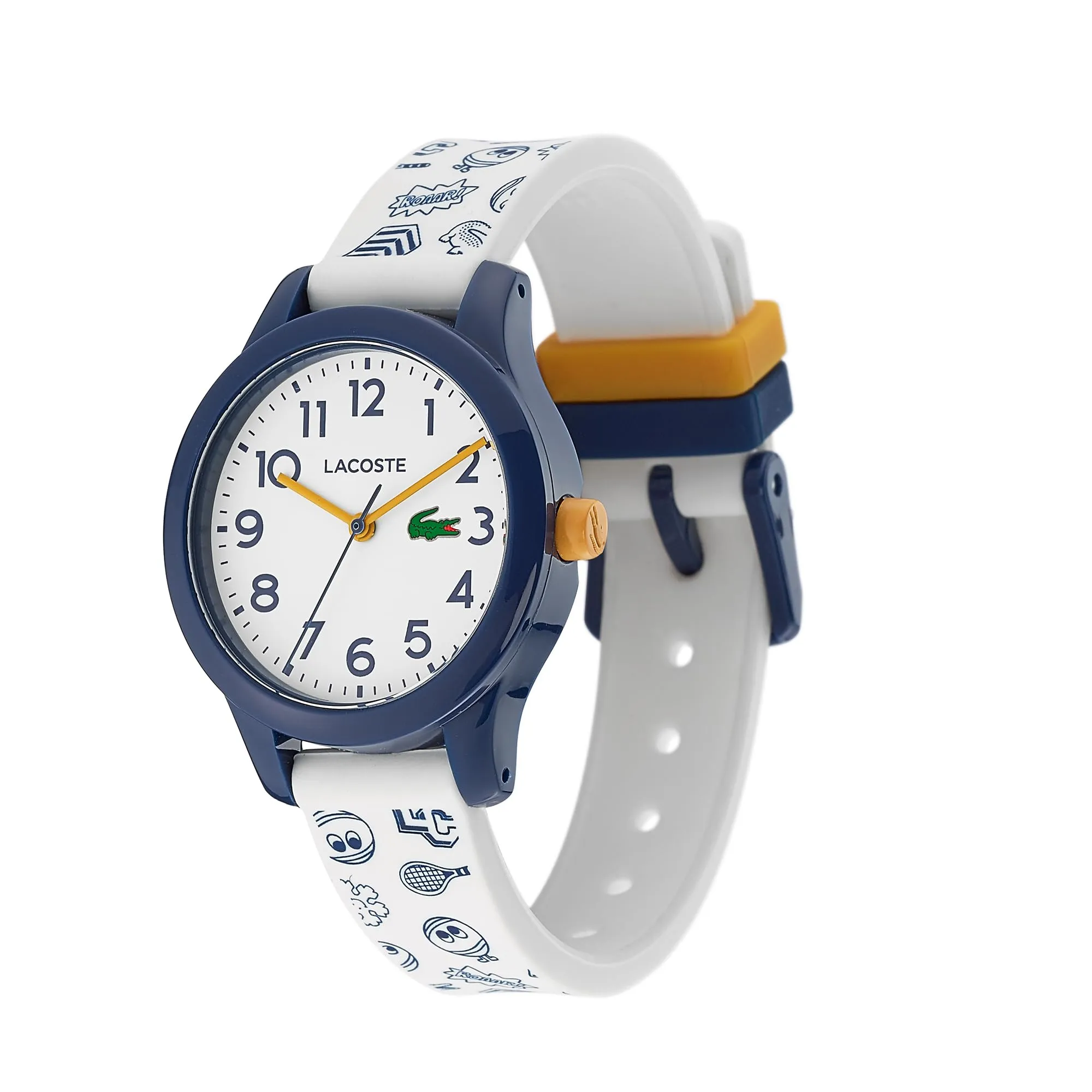 Lacoste 12.12 Kids Orologio Analogico al Quarzo con Cinturino in Silicone Bianco - 2030011 - immagine 2