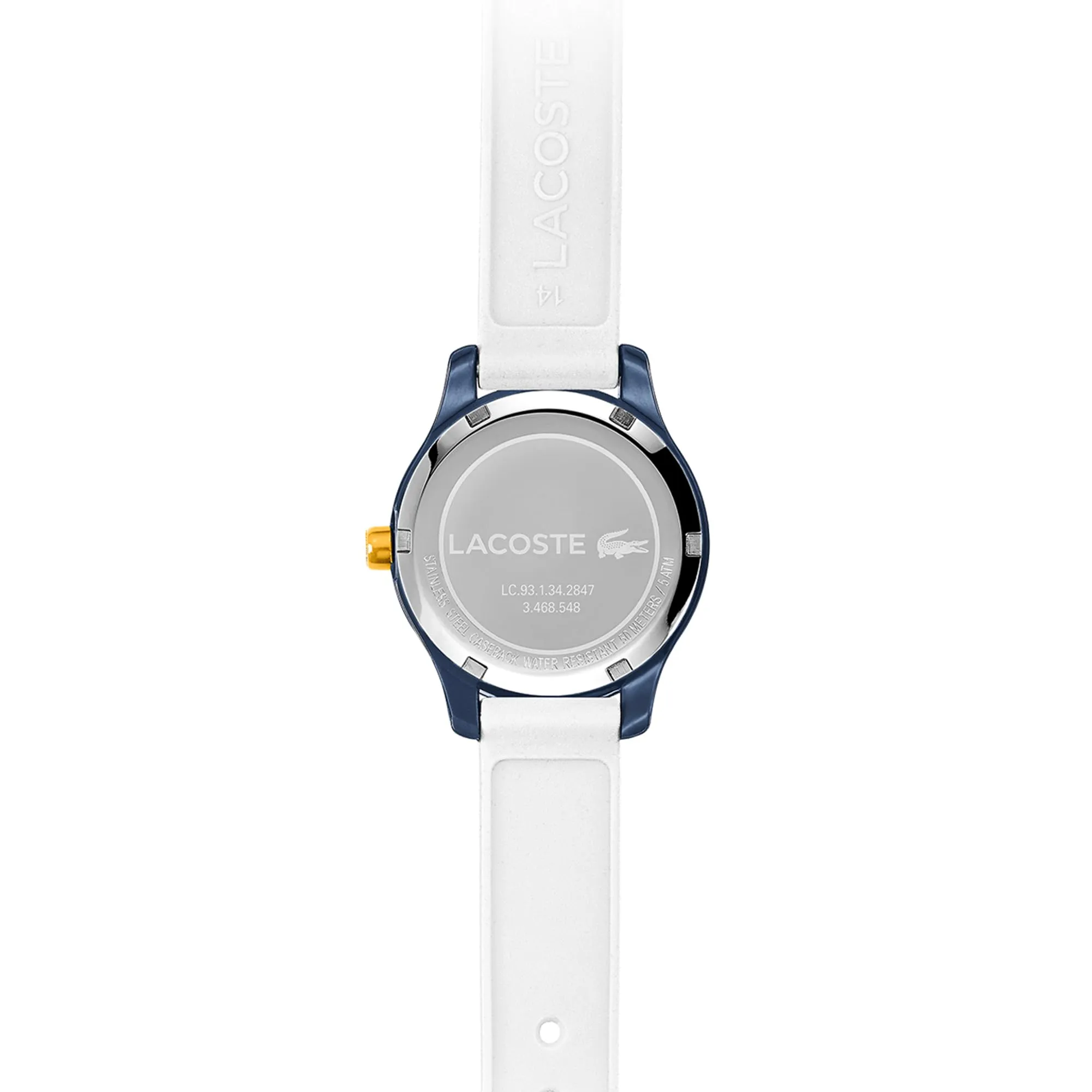 Lacoste 12.12 Kids Orologio Analogico al Quarzo con Cinturino in Silicone Bianco - 2030011 - immagine 3