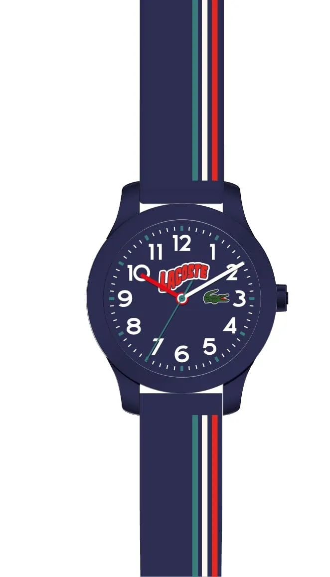 Lacoste 12.12 Kids Analog Quartz Watch with Blue Silicone Strap - 2030028 - immagine 2