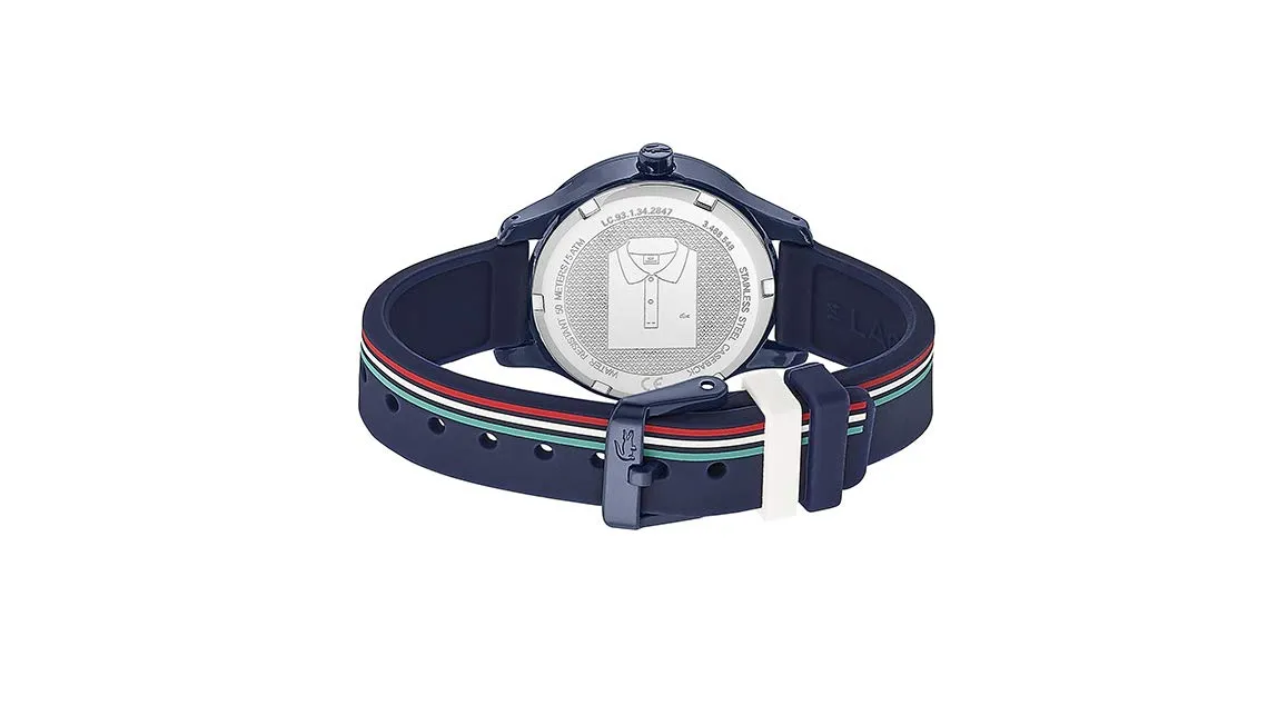 Lacoste 12.12 Kids Analog Quartz Watch with Blue Silicone Strap - 2030028 - immagine 4