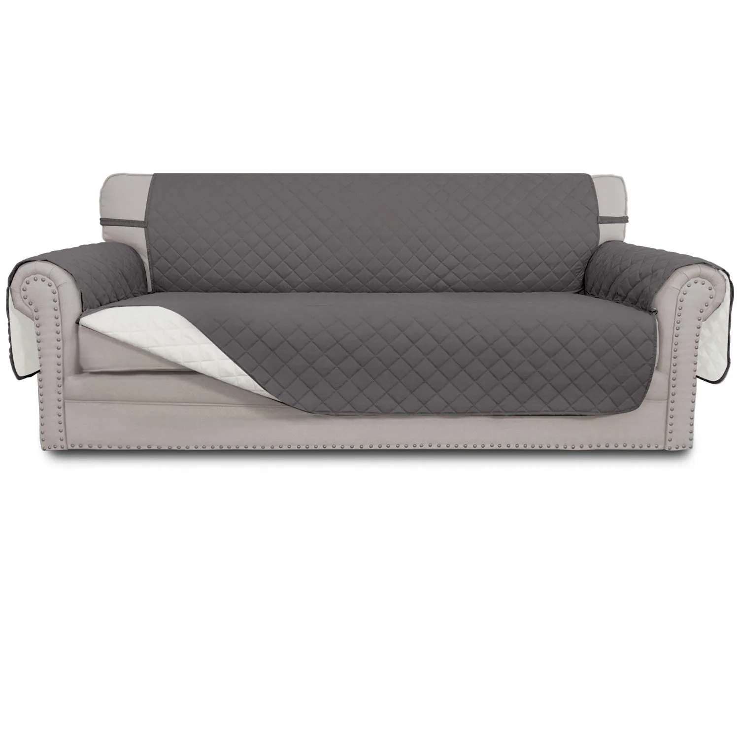 Easy-Going Copridivano reversibile, divano a 4 posti, taglia XXL, grigio - immagine 1