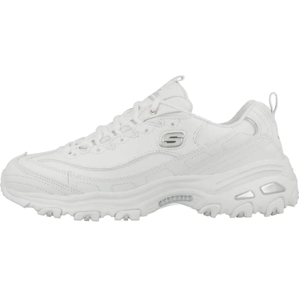 Skechers Sneaker Summits Donna, Bianco Argento, 37.5 EU - immagine 5