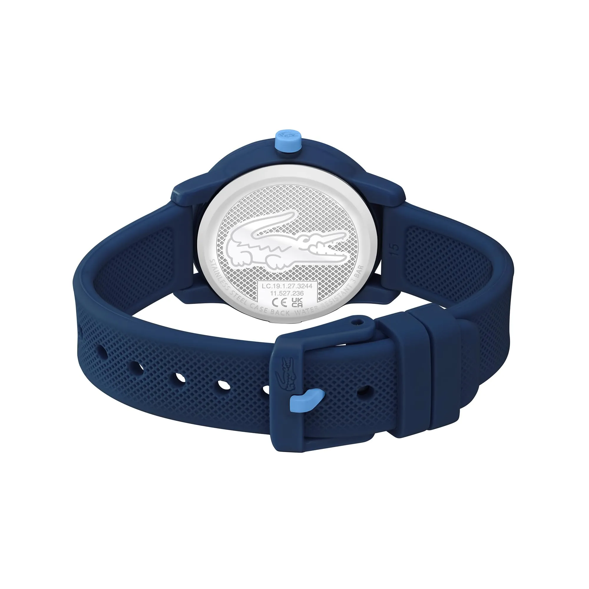 Lacoste 12.12 Kids Analog Quartz Watch - Navy Blue Silicone Strap - 2030043 - immagine 3