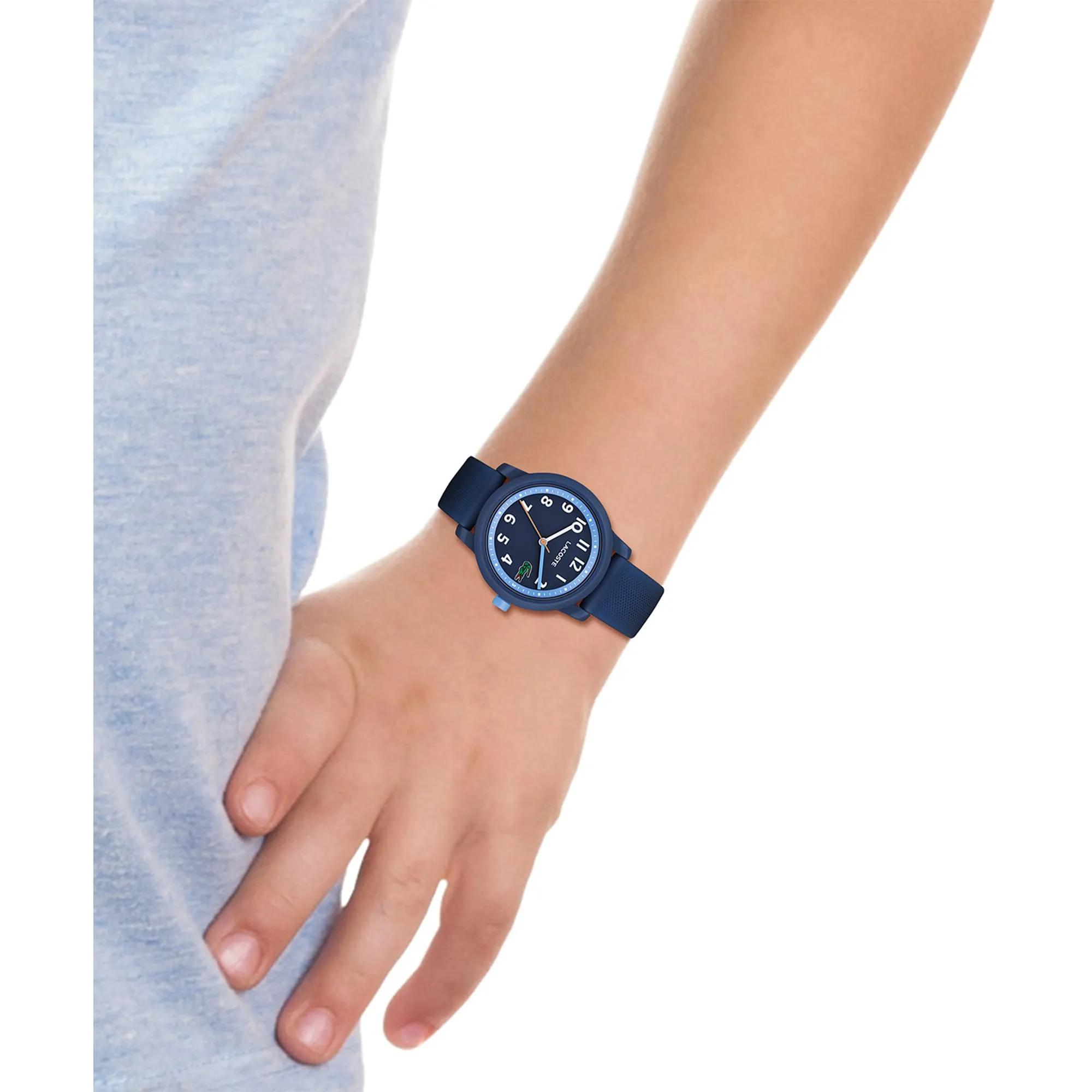 Lacoste 12.12 Kids Analog Quartz Watch - Navy Blue Silicone Strap - 2030043 - immagine 4
