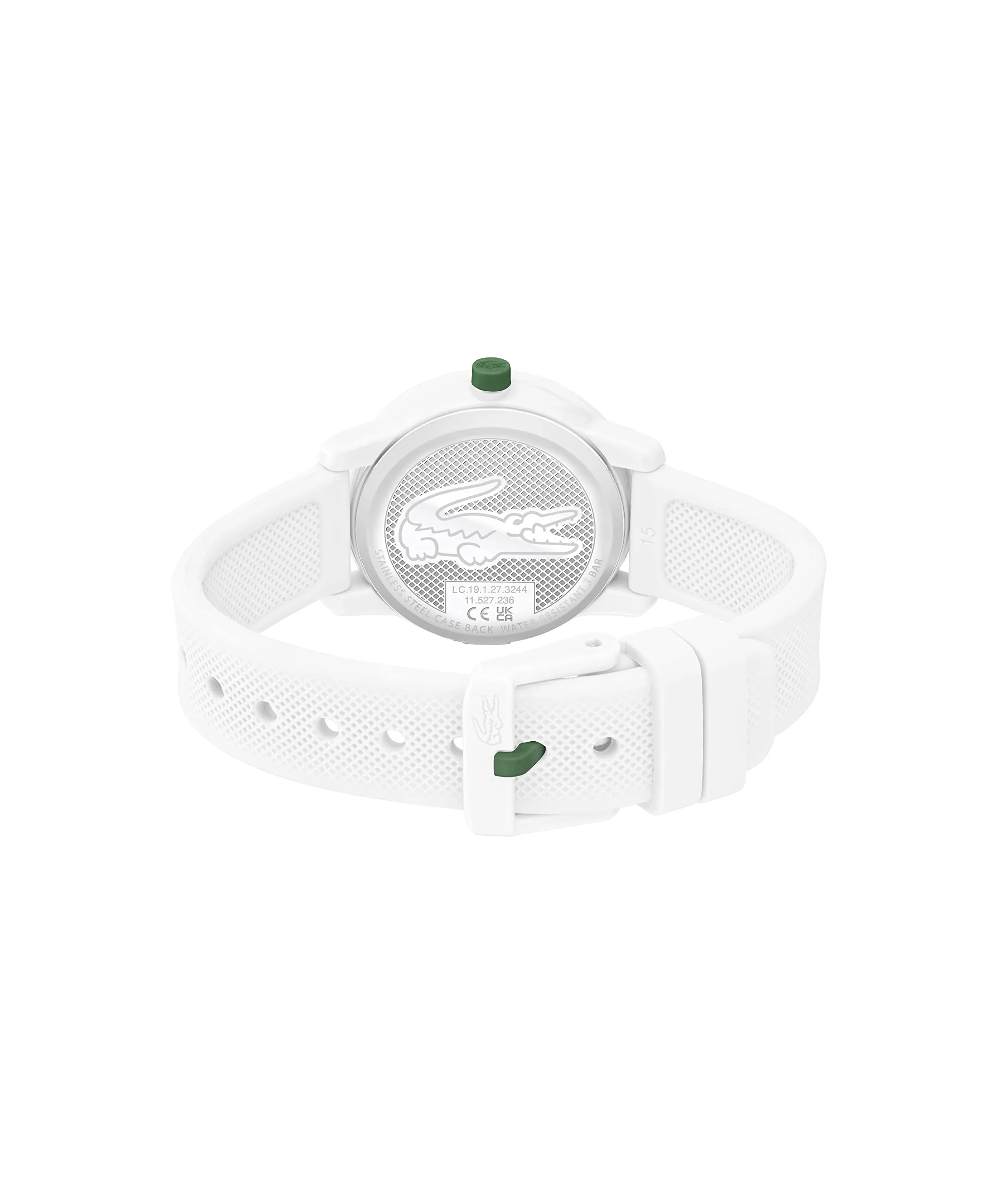 Lacoste 12.12 Kids Analog Quartz Watch - White Silicone Strap - 2030039 - immagine 3