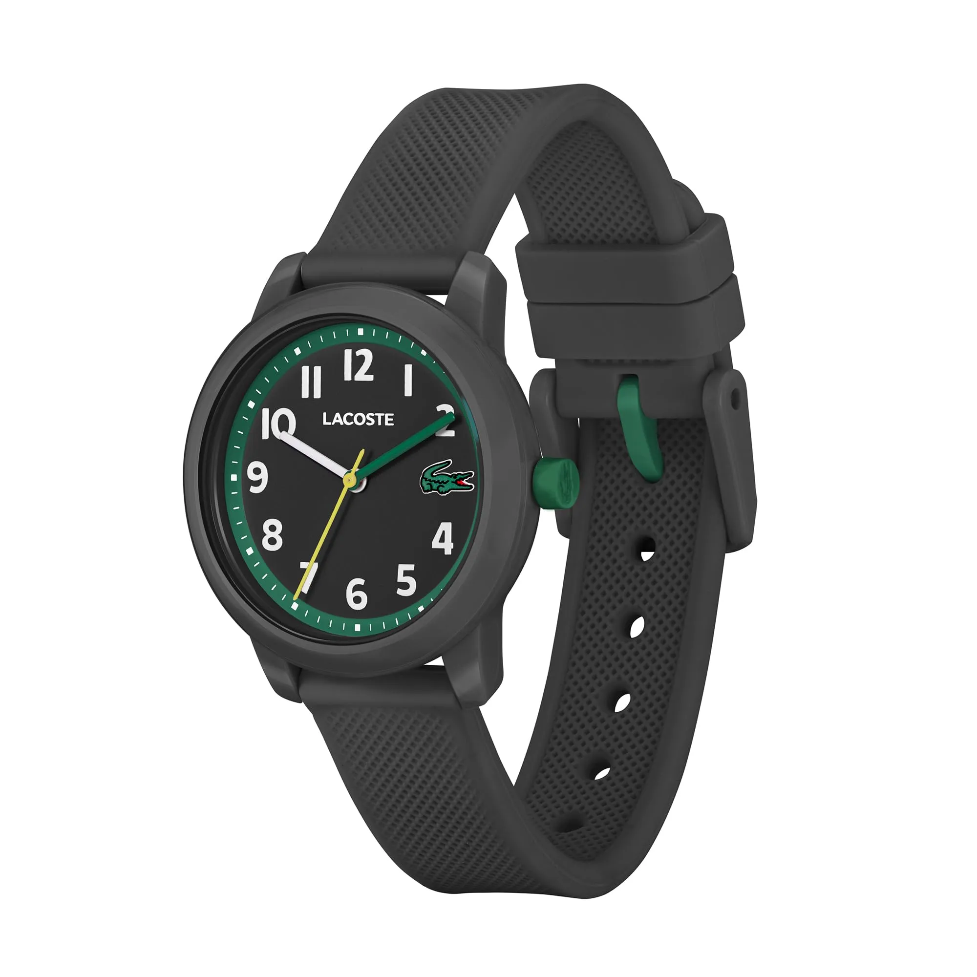 Lacoste 12.12 Kids Analog Quartz Watch - Black Silicone Strap - 2030042 - immagine 2