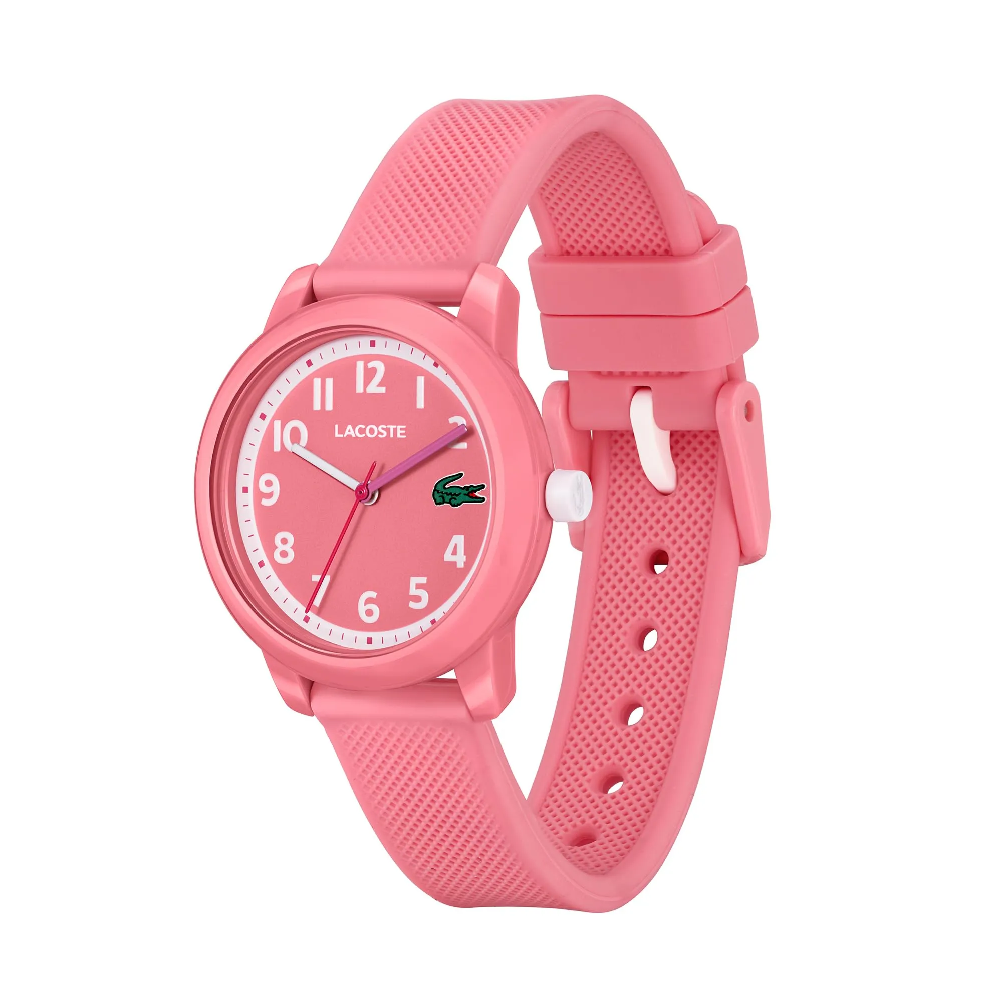 Lacoste 12.12 Kids Orologio Analogico al Quarzo con Cinturino in Silicone Rosa - 2030040 - immagine 2