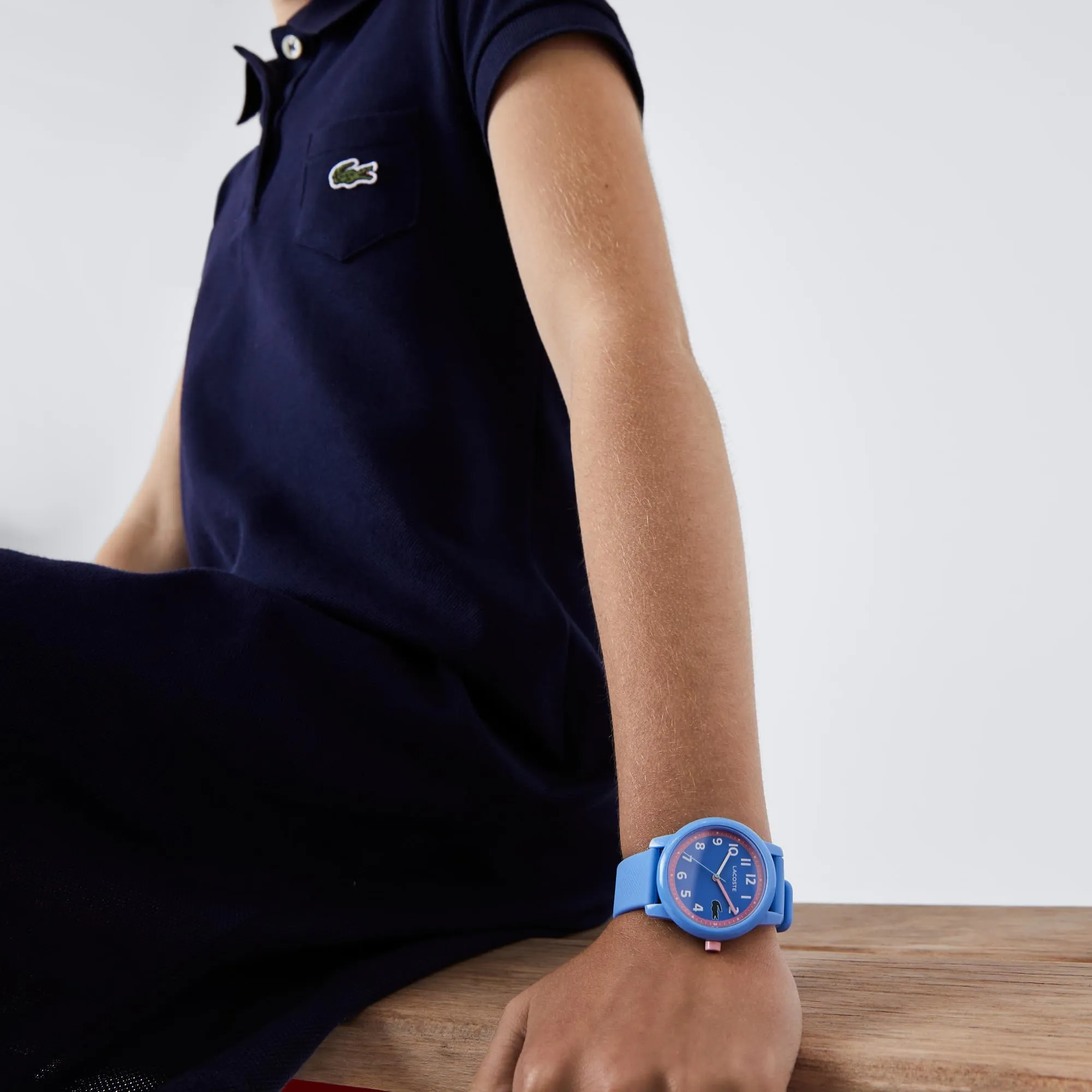 Lacoste 12.12 Kids Analog Quartz Watch with Blue Silicone Strap - 2030041 - immagine 4