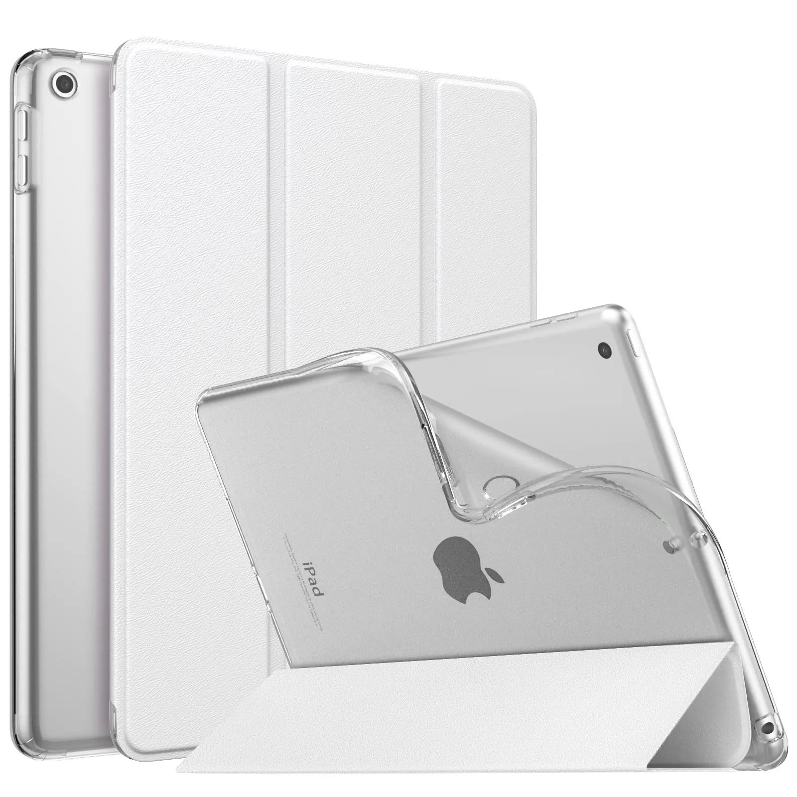 MoKo Cover per iPad 9a/8a/7a Gen 10,2" 2021/2020/2019, Bianco - immagine 1