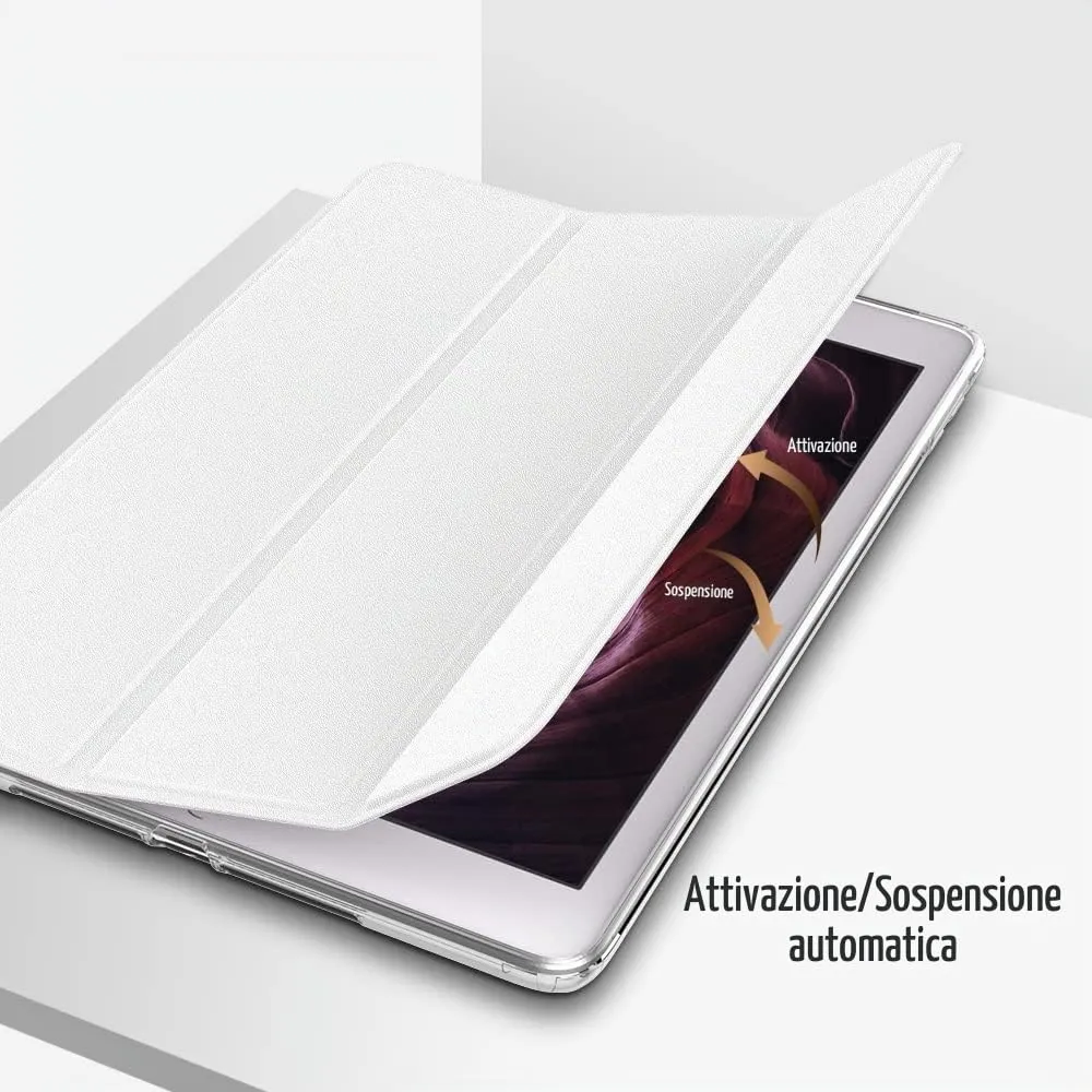 MoKo Cover per iPad 9a/8a/7a Gen 10,2" 2021/2020/2019, Bianco - immagine 7