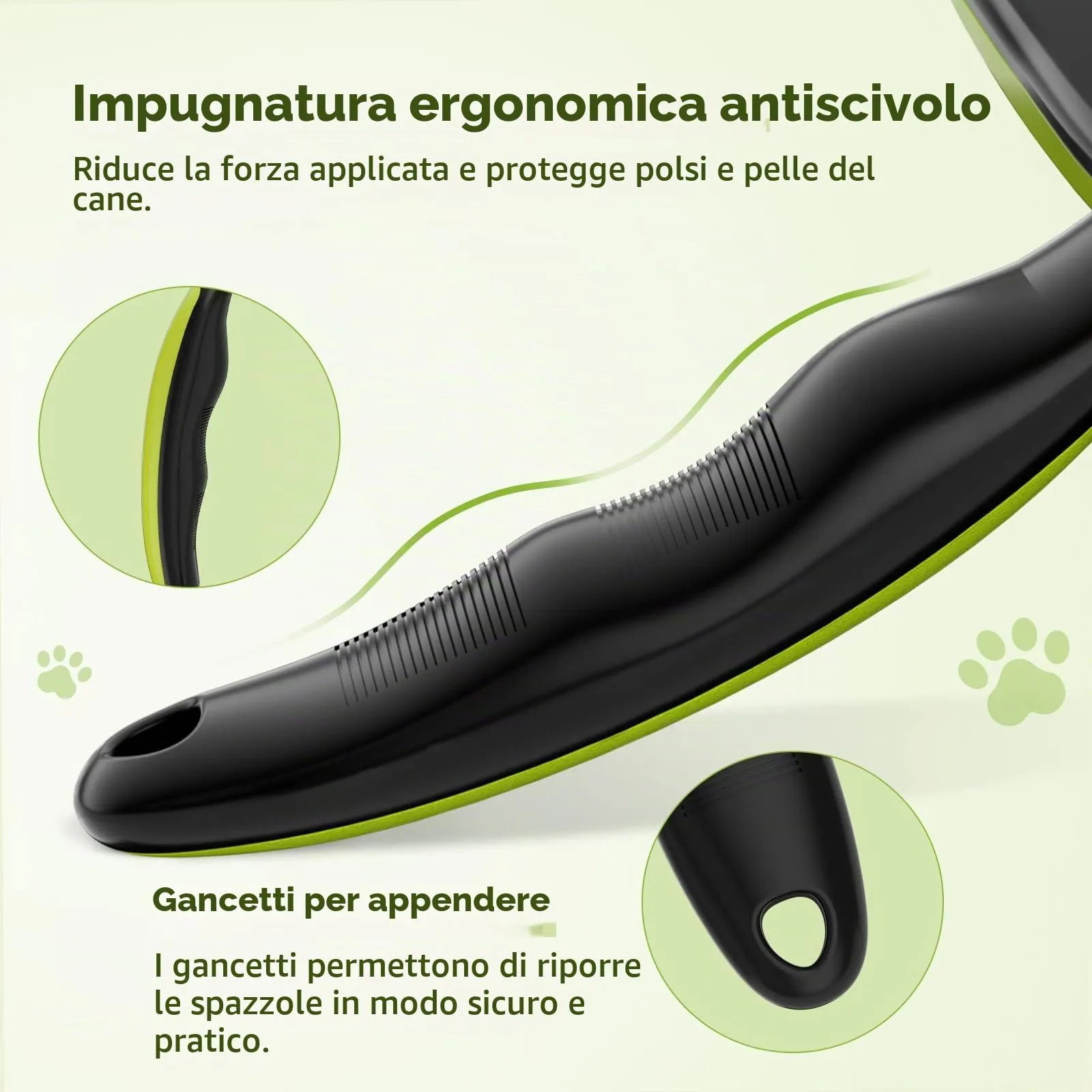 Pecute Spazzola Autopulente per Cani Gatti, Pettine Massaggiante - immagine 5