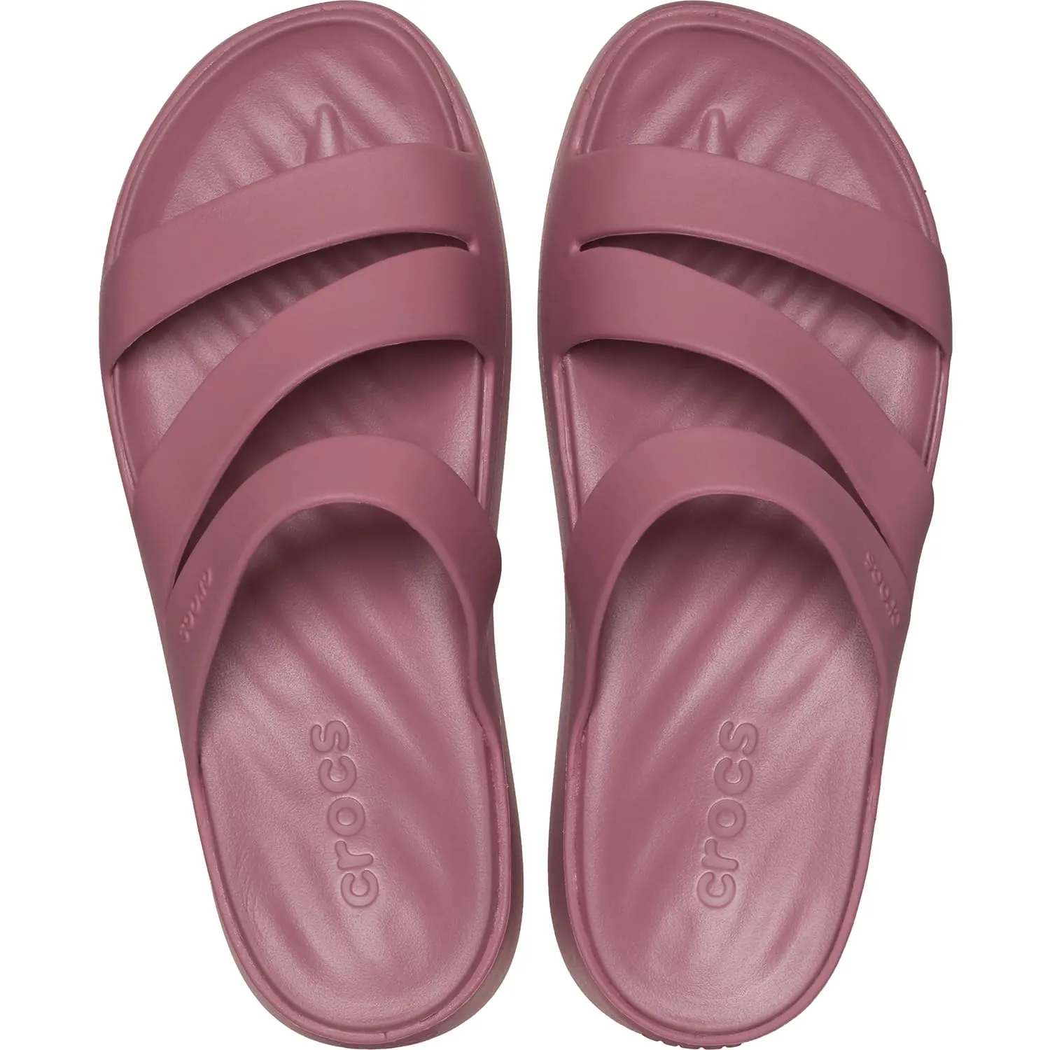 Crocs Getaway Strappy, Sandali Donna, Cassis, 34/35 EU - immagine 4