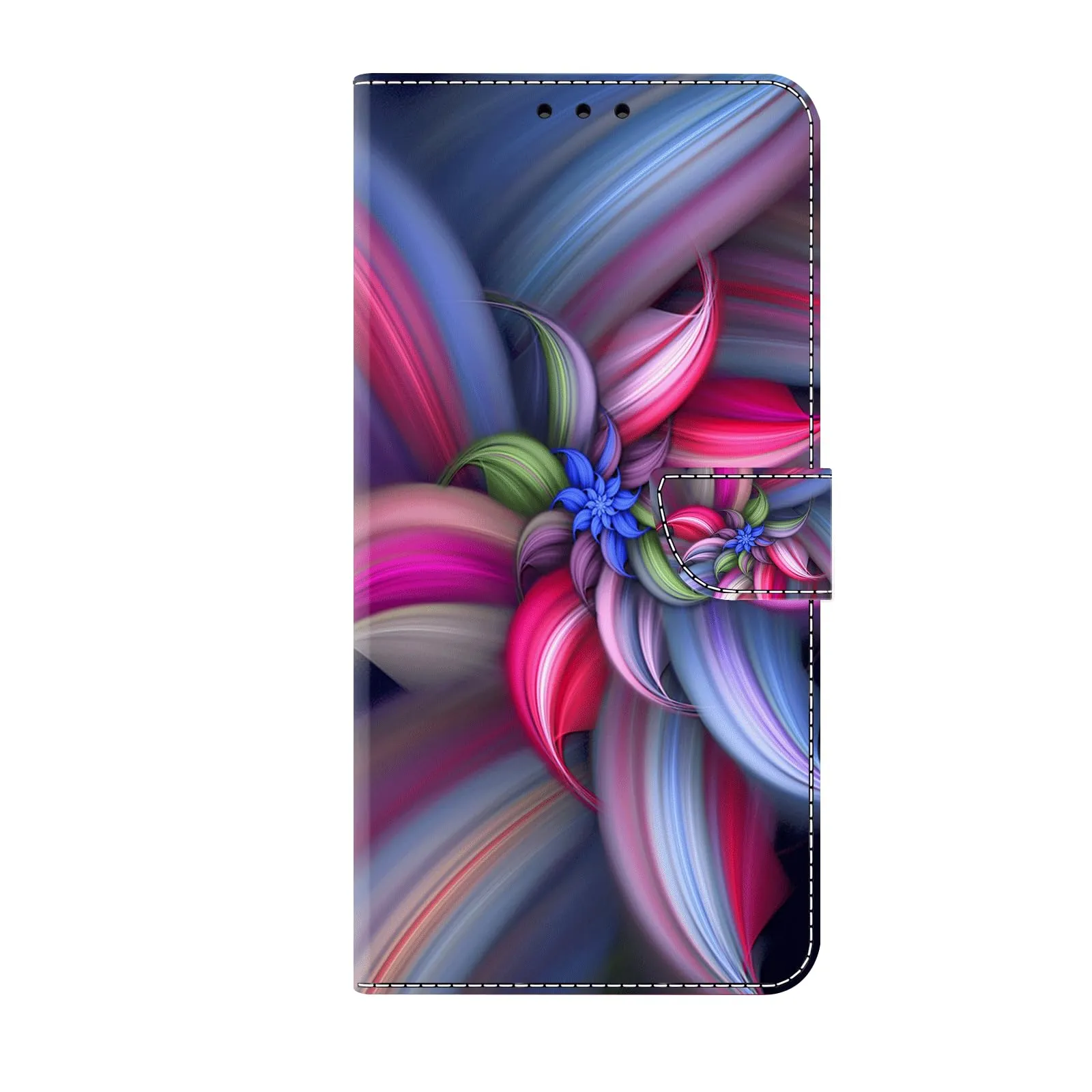 Tivenfezk Nadoli PU Leather Wallet Case for Samsung Galaxy A54 5G, Flower Painted Magnetic Protective Cover with Card Holder - immagine 1