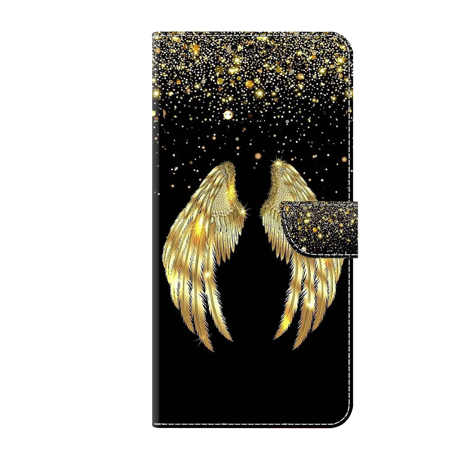 Tivenfezk PU Leather Wallet Case for Samsung Galaxy A53 5G - Oro Ala - immagine 1