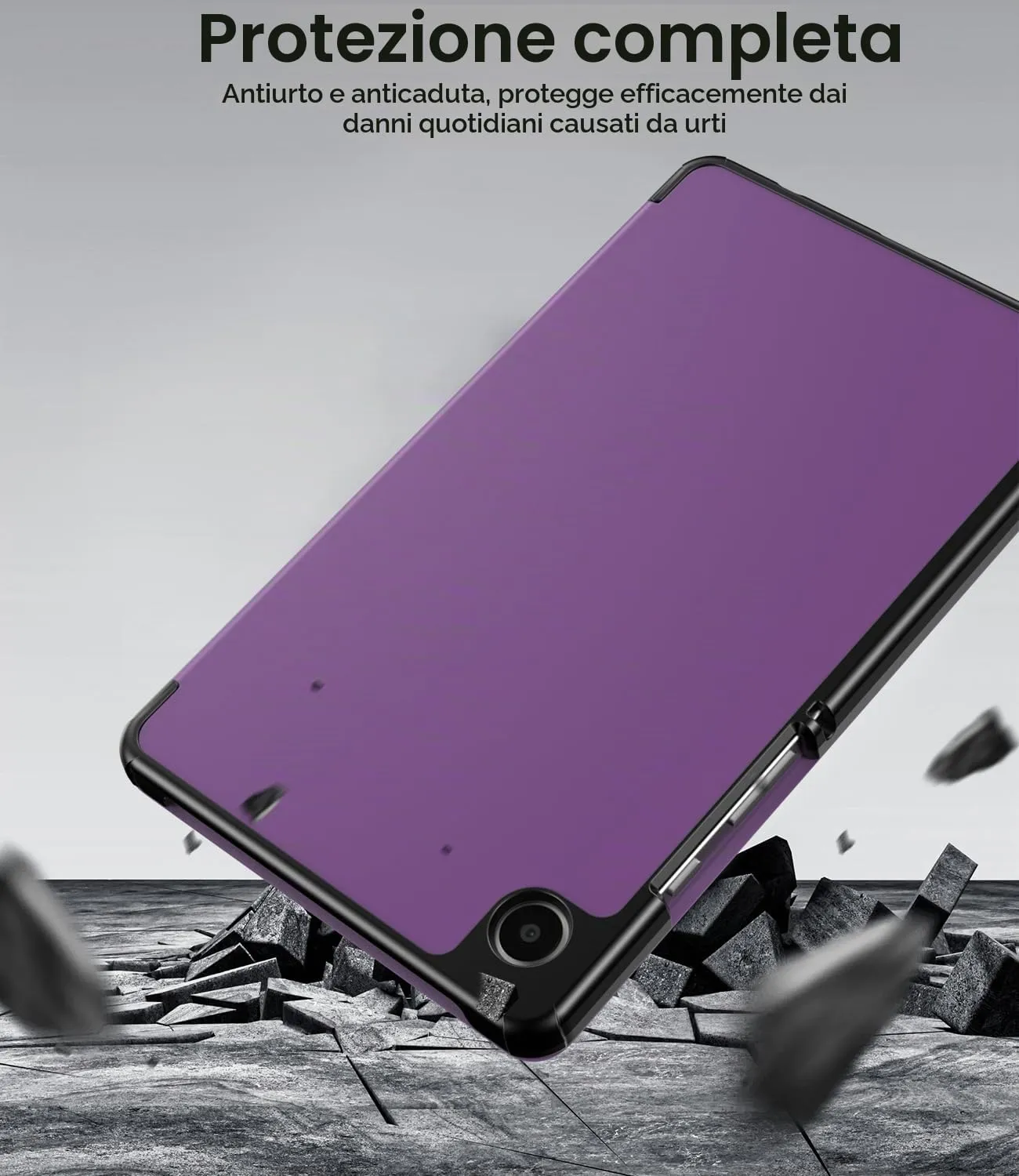 TiMOVO Cover per Samsung Galaxy Tab A11/A9 8,7 Pollici, Viola Scuro - immagine 5