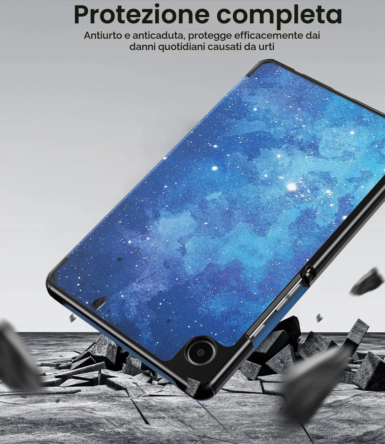 TiMOVO Cover per Samsung Galaxy Tab A11/A9 8,7 Pollici, Cielo Stellato Blu - immagine 5