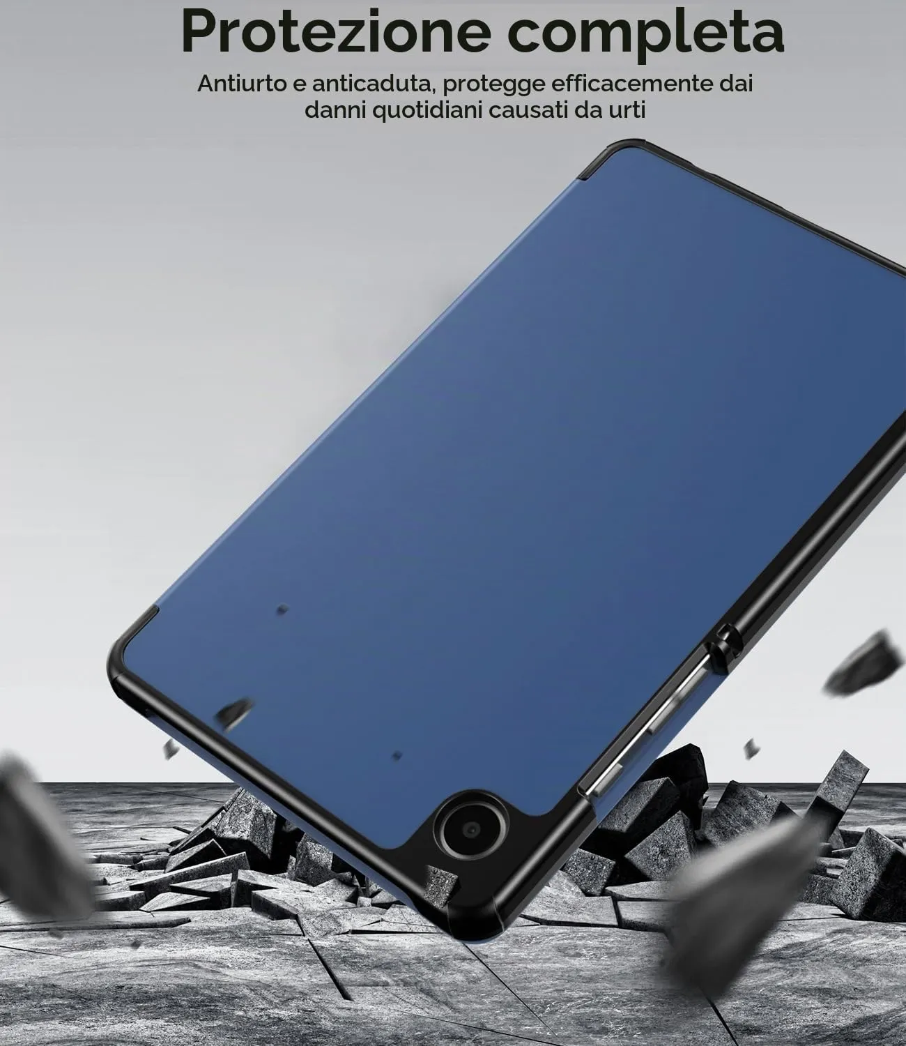 TiMOVO Cover per Samsung Galaxy Tab A11/A9 8,7 Pollici, Blu Marino - immagine 5