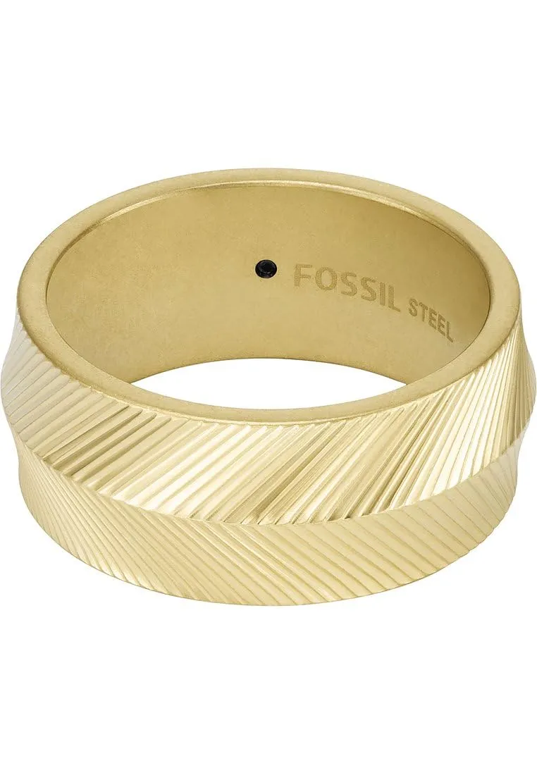 Fossil Anelli a fascia da uomo in acciaio inossidabile - immagine 4