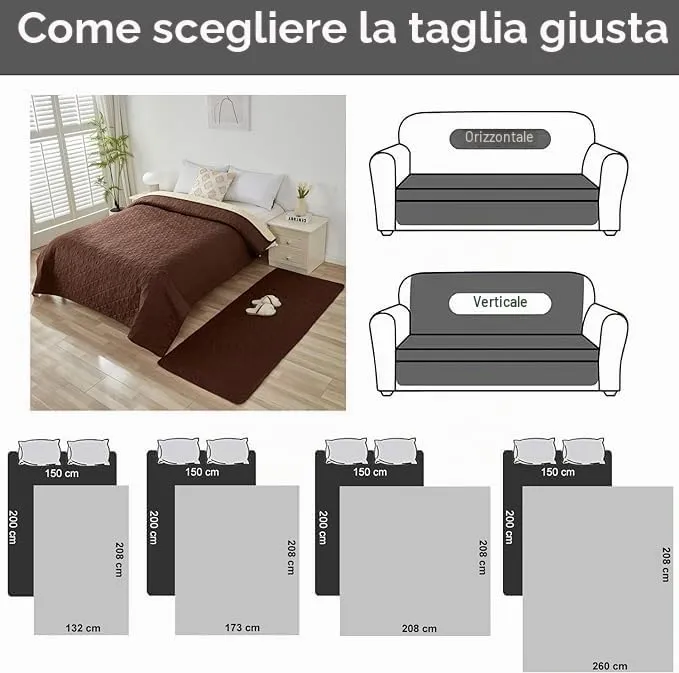 Taiyang Copridivano per Cani impermeabile, Coperta impermeabile per cani, protezione per mobili per bambini, bambini, cane, gatto, Fondo antiscivolo (Caffè, 76-180cm(1 Pack)) - immagine 4