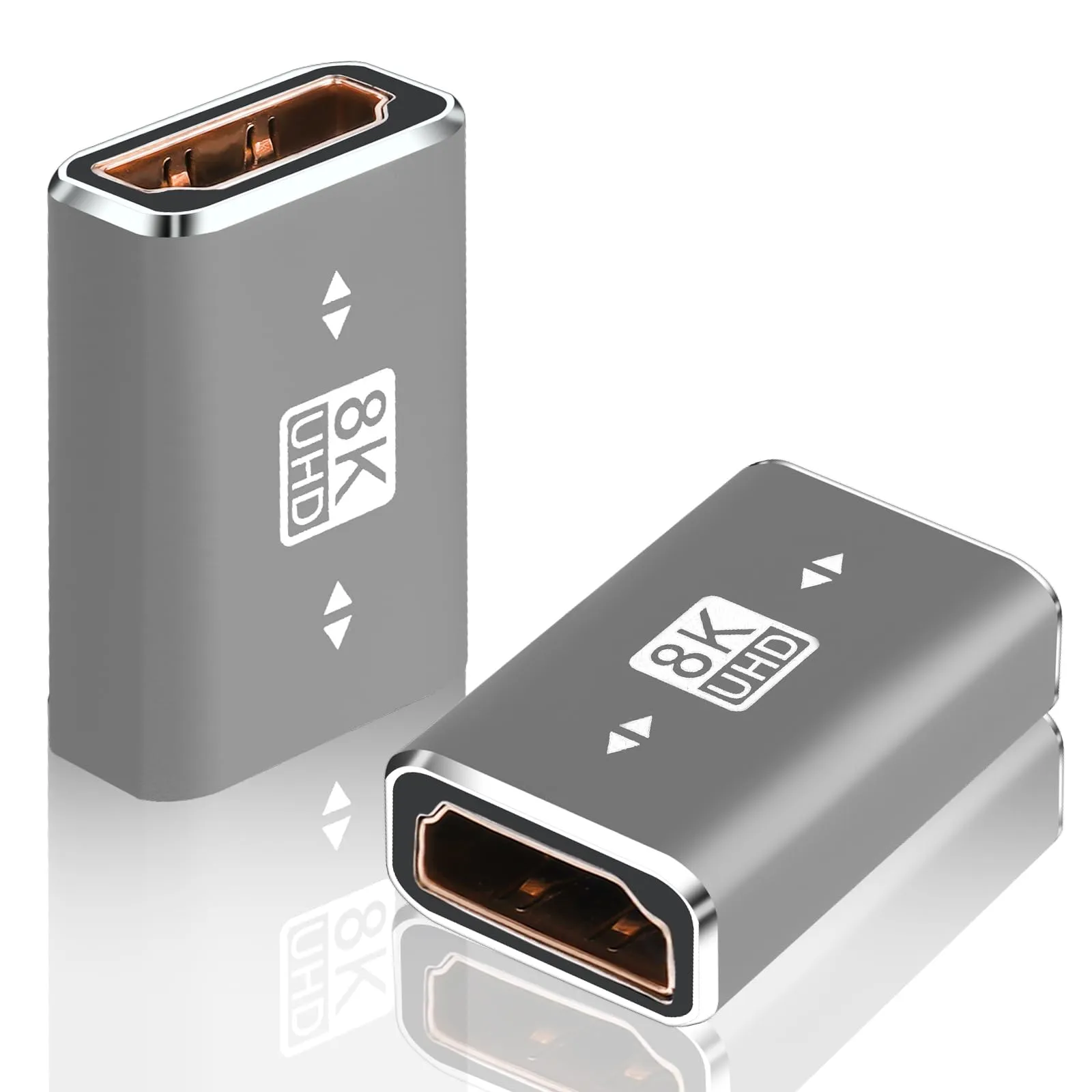 AXFEE 2 Adattatori HDMI Femmina a Femmina, 8K a 60Hz, Accoppiatore HDMI - immagine 1