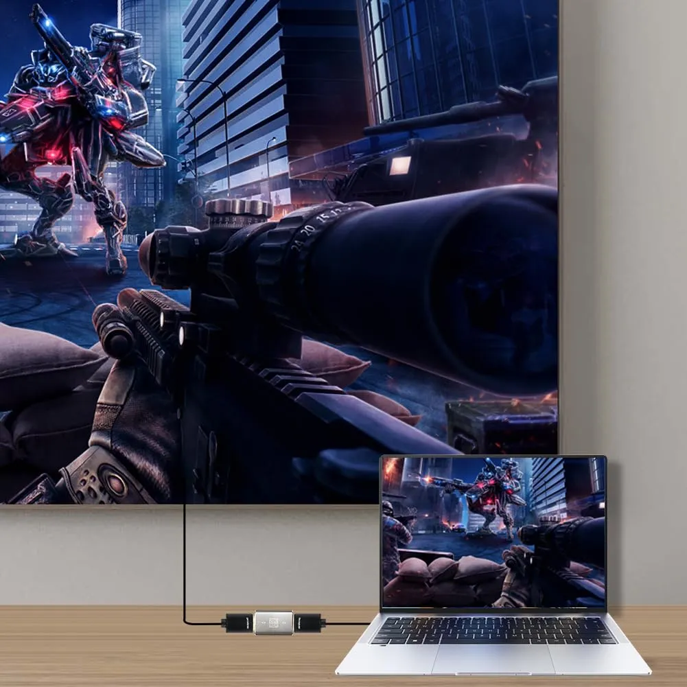 AXFEE 2 Adattatori HDMI Femmina a Femmina, 8K a 60Hz, Accoppiatore HDMI - immagine 7