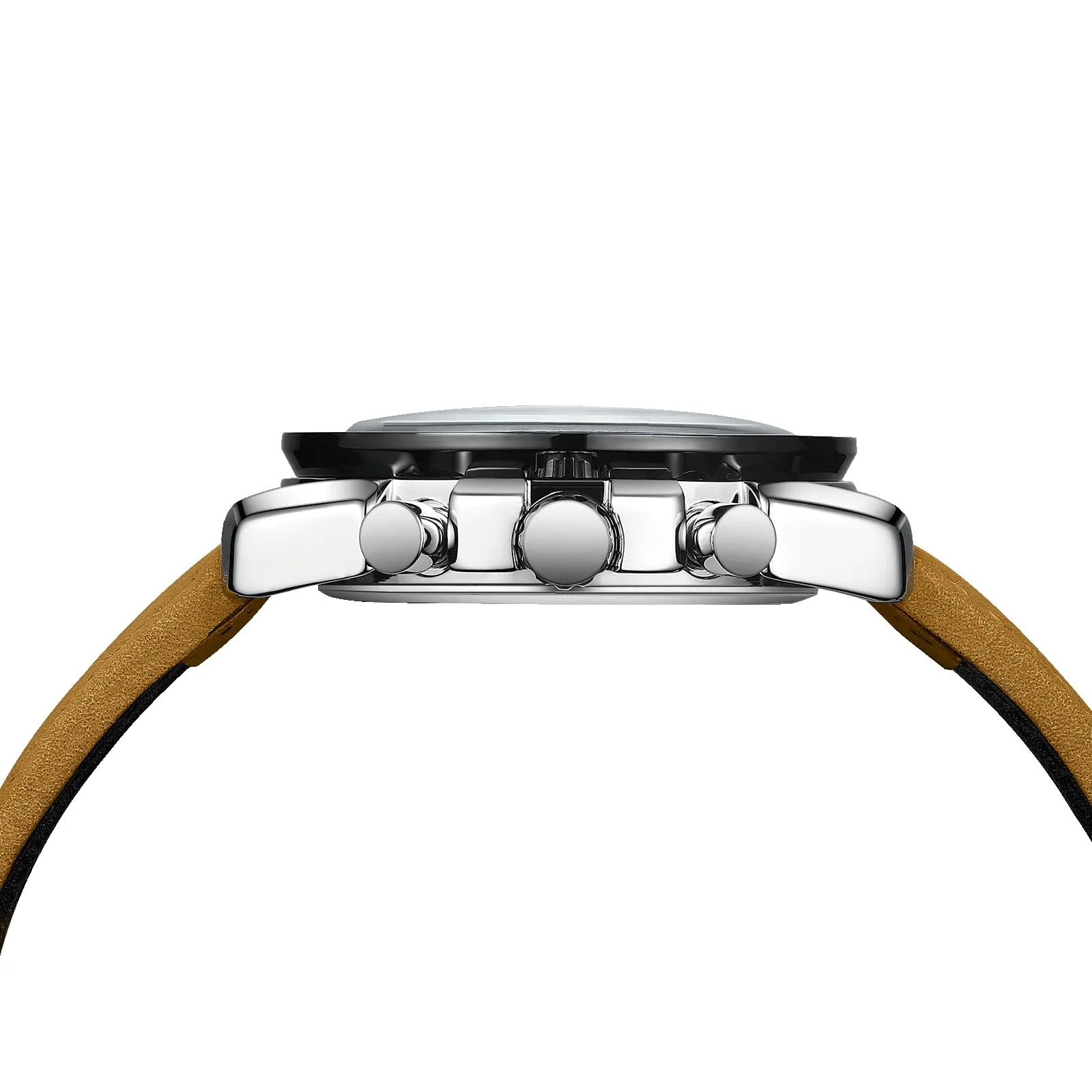 LN LENQIN Orologio Uomo Analogico al Quarzo con Cinturino in Pelle - immagine 4