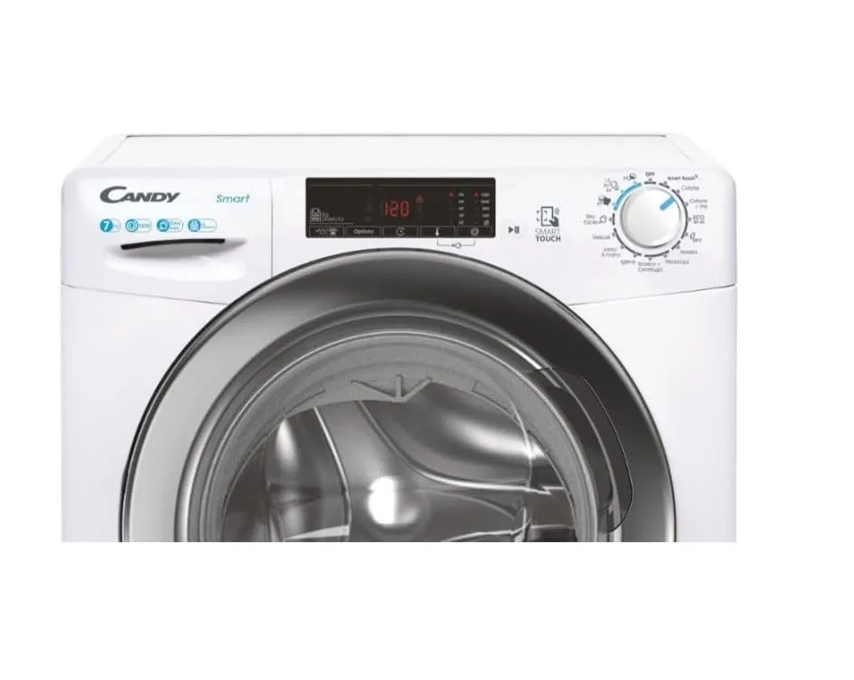 Candy Smart Lavatrice 7 Kg, 1200 Giri, Classe C, Bianco - immagine 5