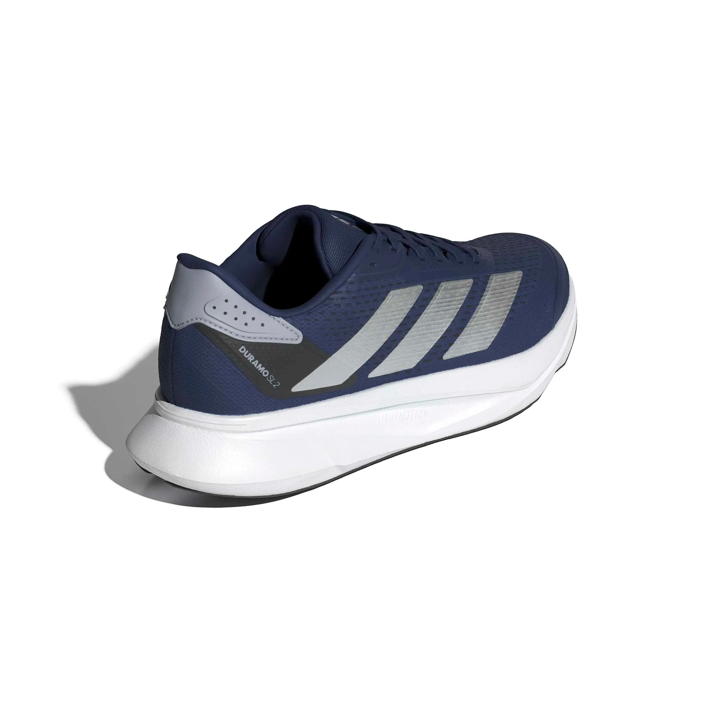 adidas Uomo Duramo SL 2 Running Shoes, Dark Blue/Silver Metallic/Halo Silver, 42 EU - immagine 8