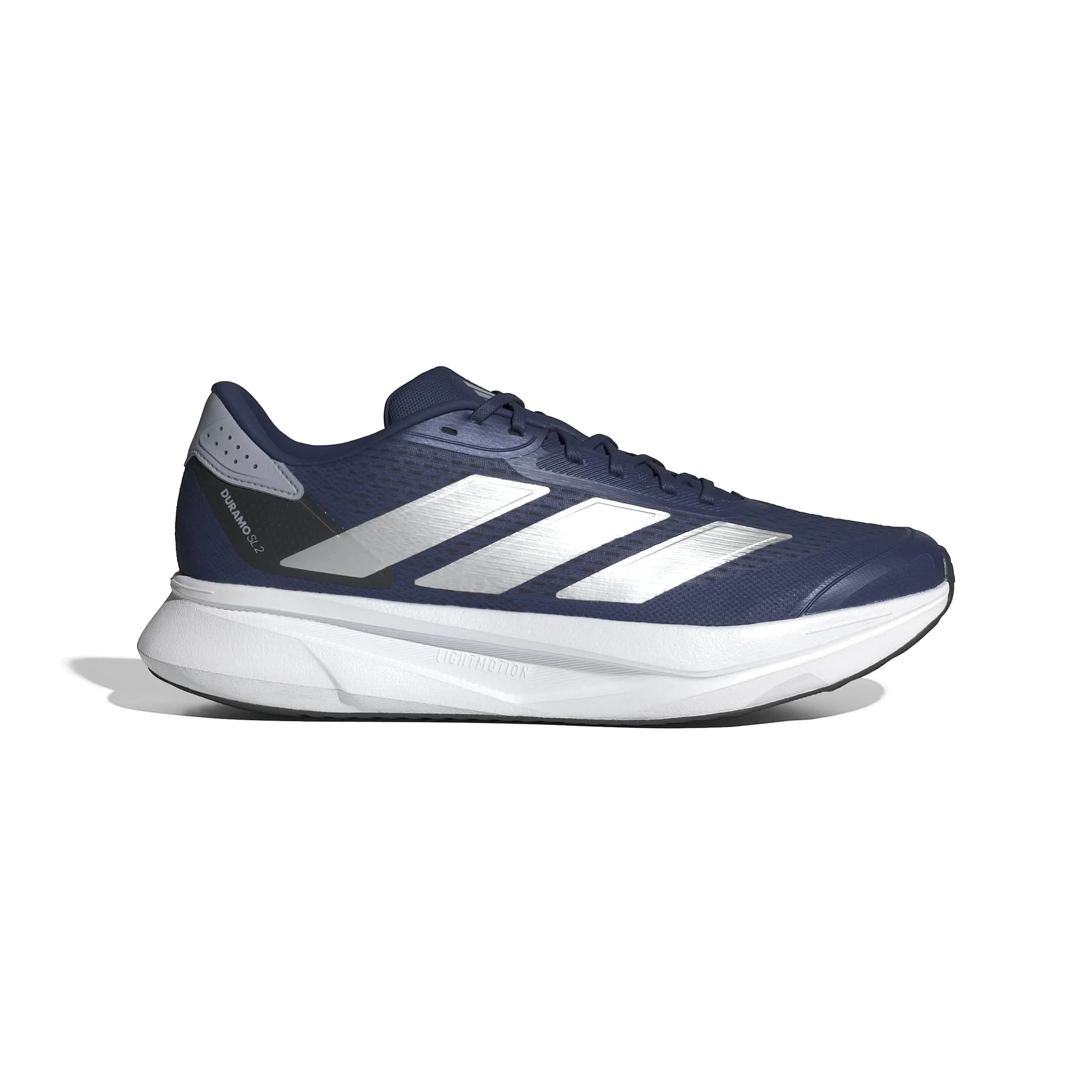 adidas Uomo Duramo SL 2 Running Shoes, Dark Blue/Silver Metallic/Halo Silver, 48 EU - immagine 3
