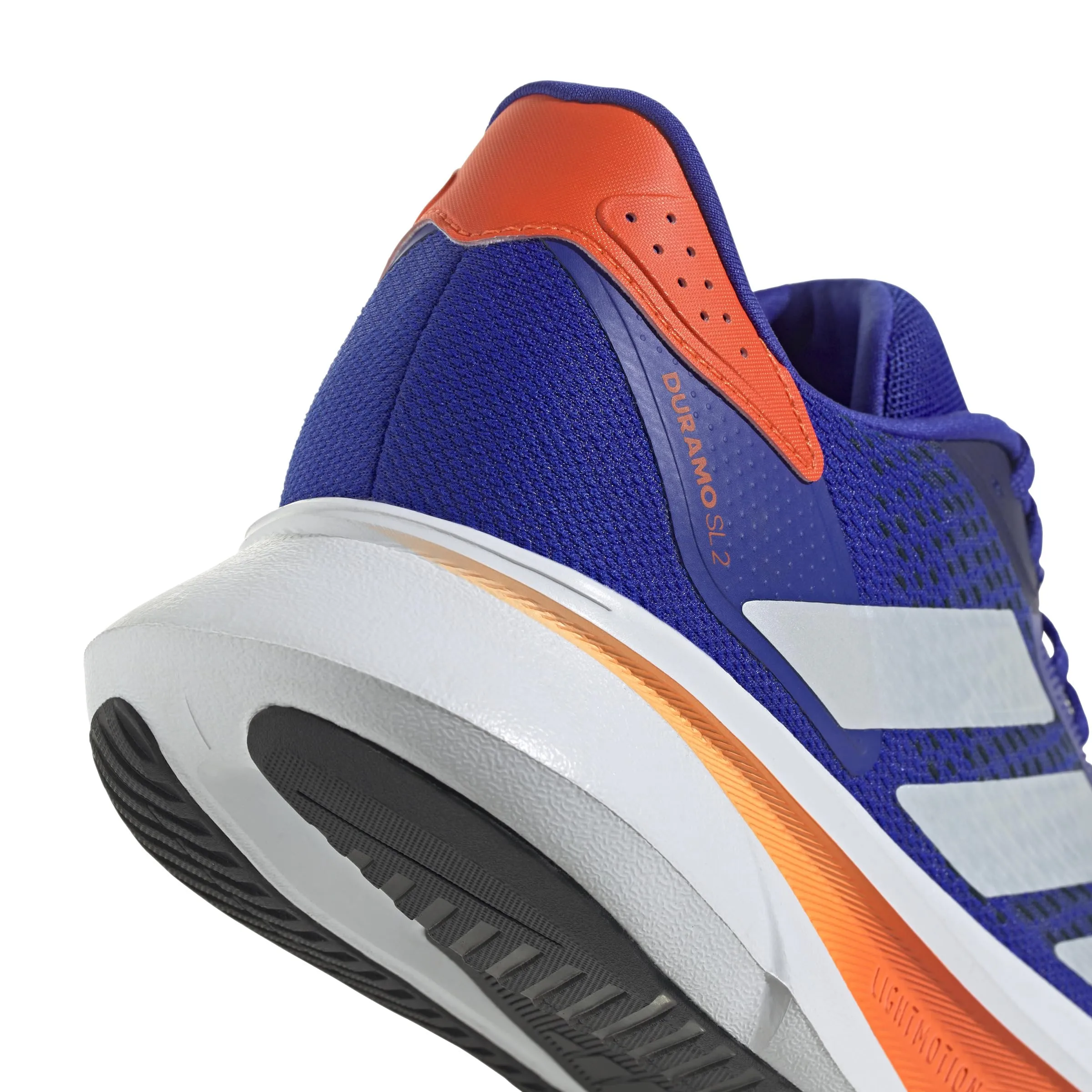 adidas Uomo Duramo SL 2 Running Shoes, Lucid Blue/Zero Metalic/Impact Orange, 40 EU - immagine 9