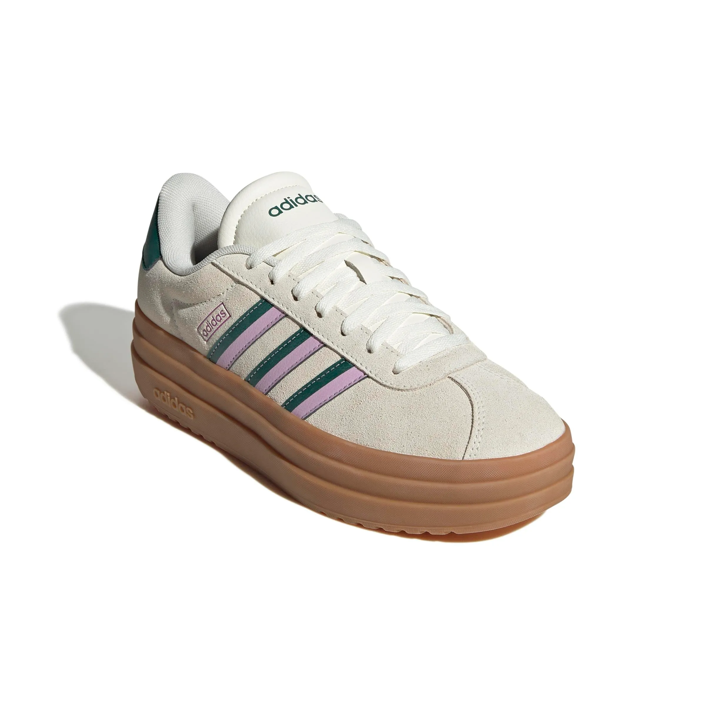adidas Donna VL Court Bold Shoes, off White/Collegiate Green/Bliss Lilac, 37 1/3 EU - immagine 8