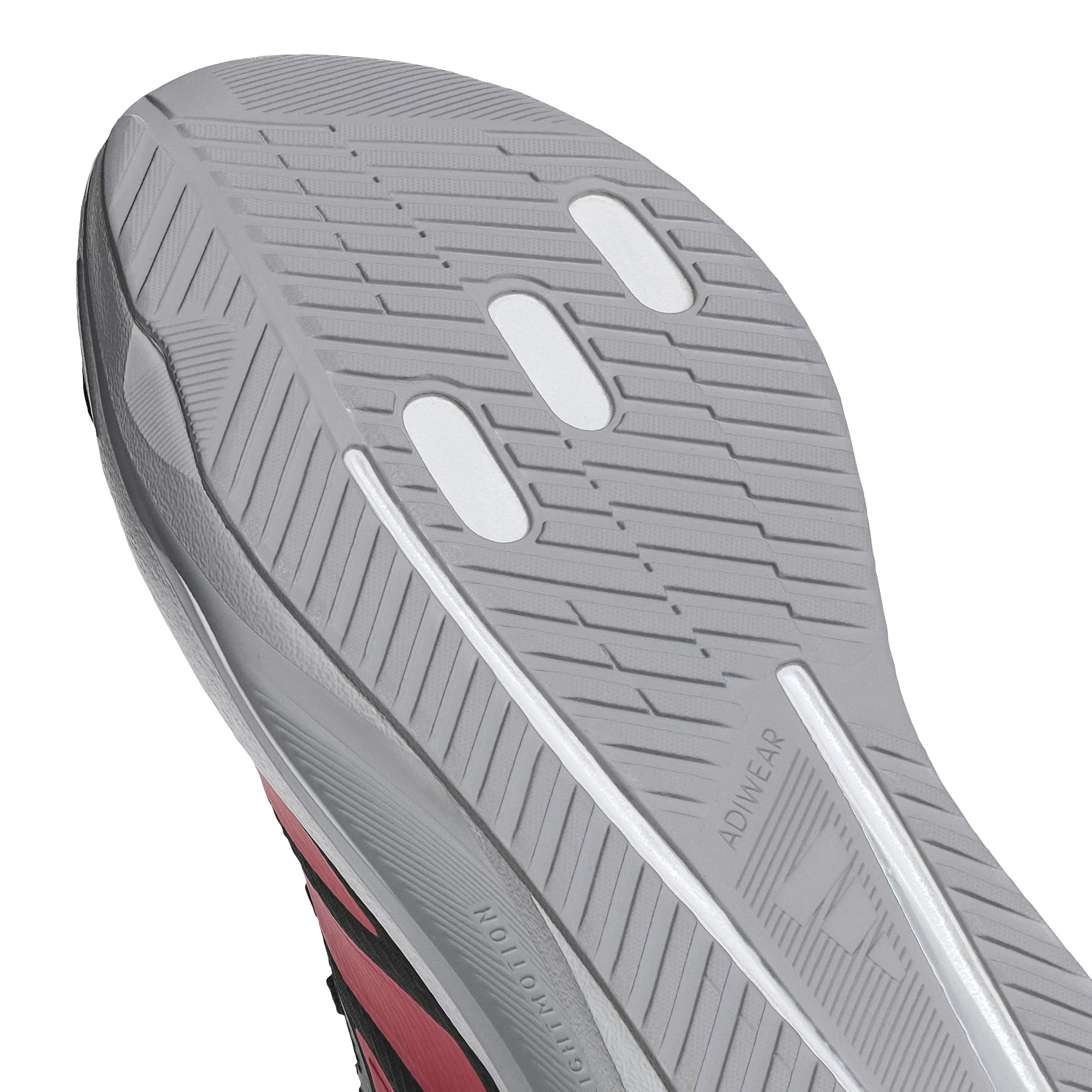 Adidas Uomo Duramo SL 2 Running Shoes, Core Black/Lucid Red/Halo Silver, 44 EU - immagine 5