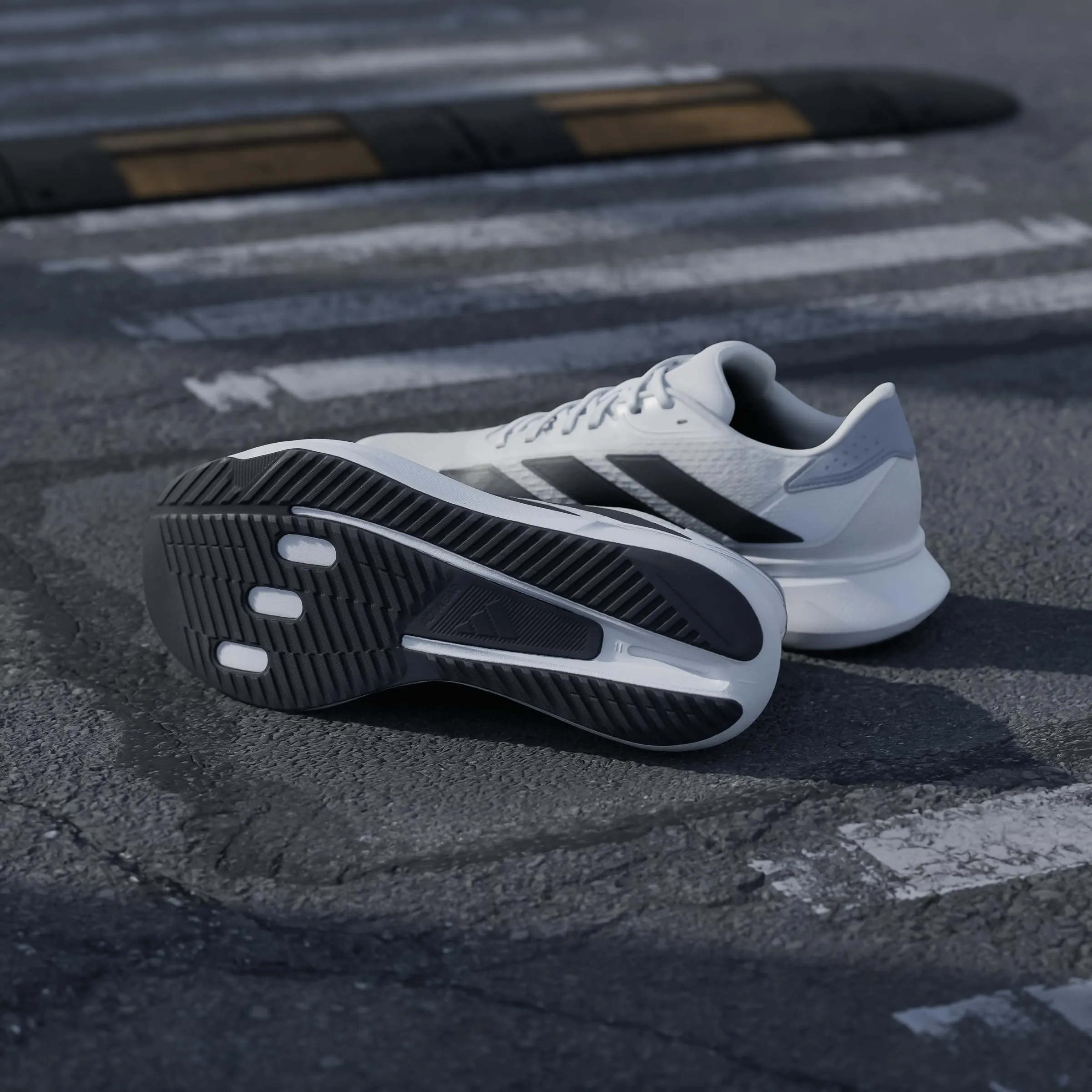 adidas Uomo Duramo SL 2 Running Shoes, Core Black/Core Black/Halo Silver, 40 EU - immagine 8