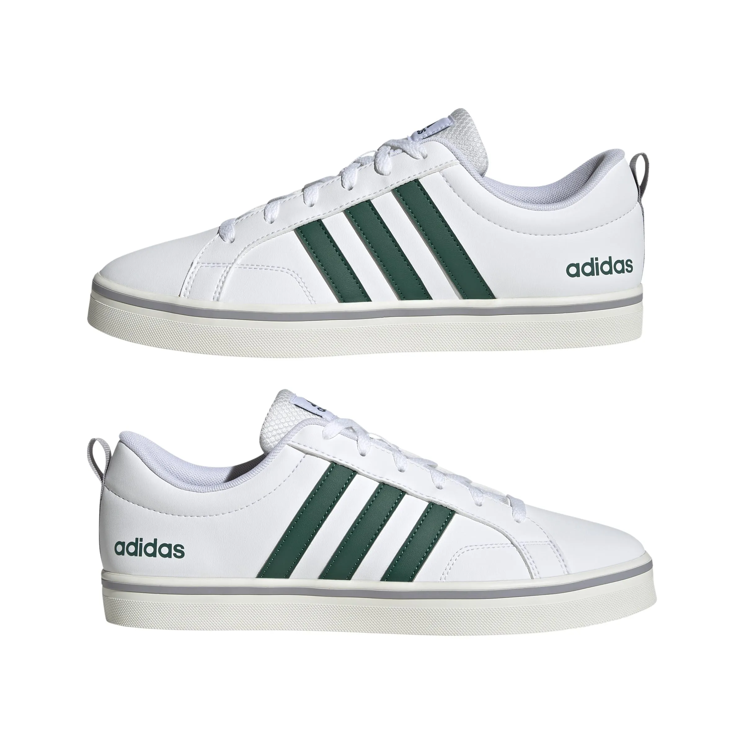 adidas Unisex - Adulto VS Pace 2.0 Shoes, Ftwr White Collegiate Green Glory Grey, 42 2/3 EU - immagine 6