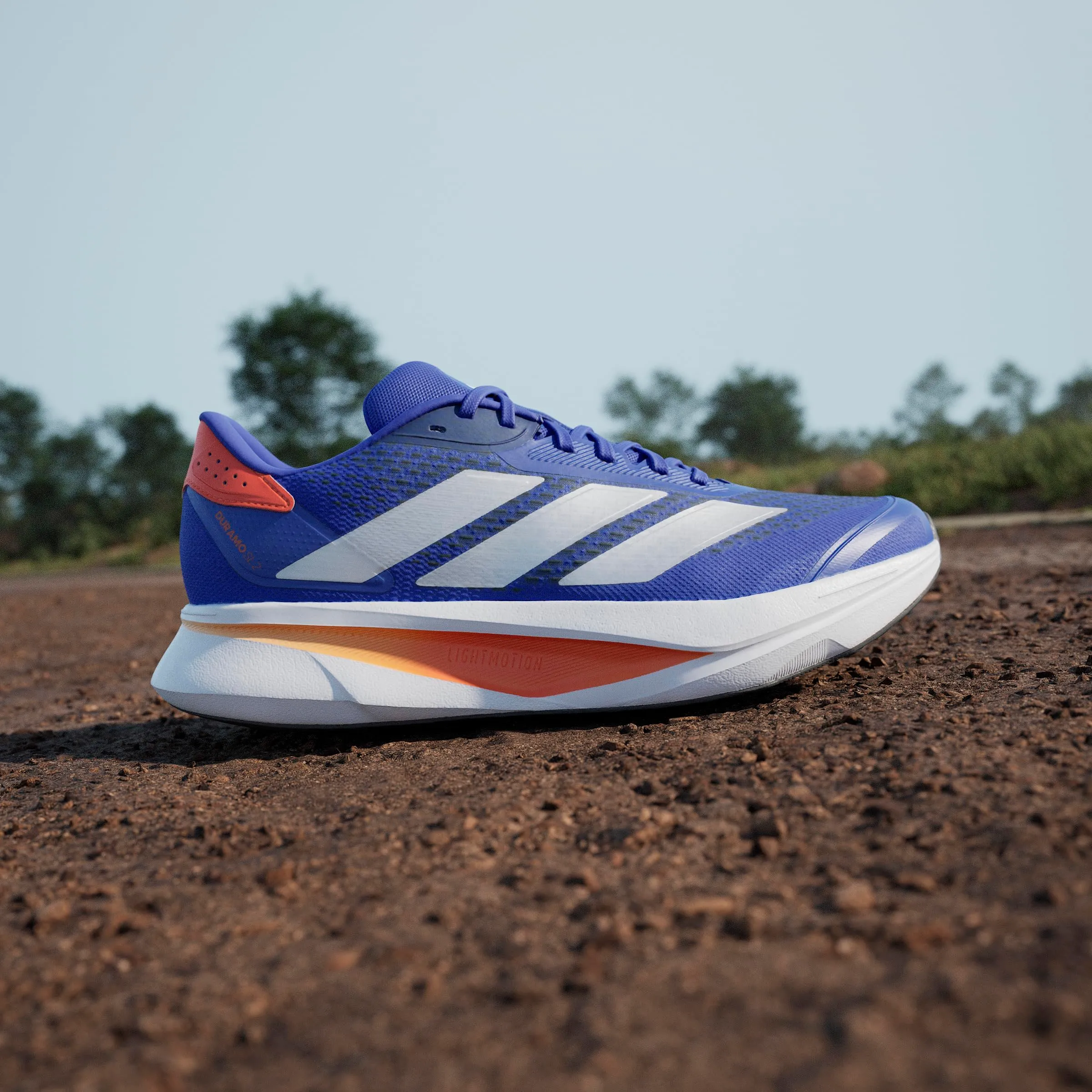 Adidas Uomo Duramo SL 2 Running Shoes, Lucid Blue/Zero Metalic/Impact Orange, 39 1/3 EU - immagine 2