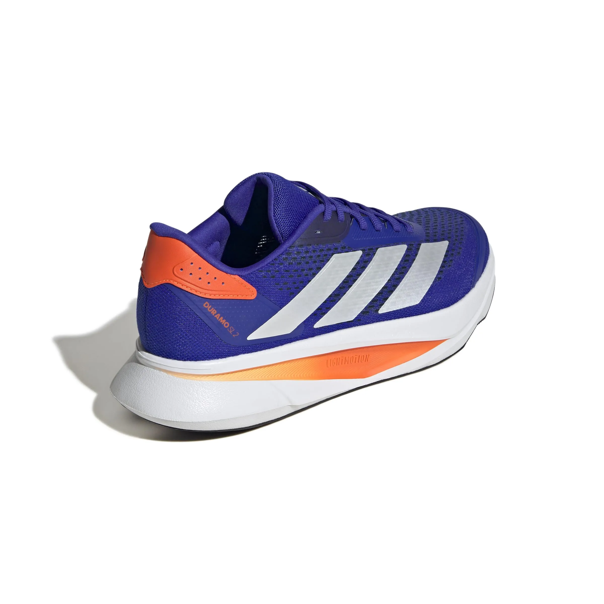 Adidas Uomo Duramo SL 2 Running Shoes, Lucid Blue/Zero Metalic/Impact Orange, 46 EU - immagine 8